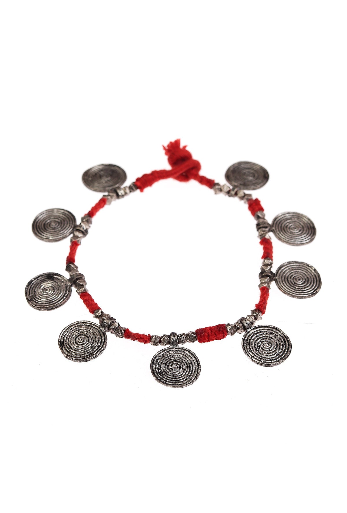 Chakra German Silver Anklet
