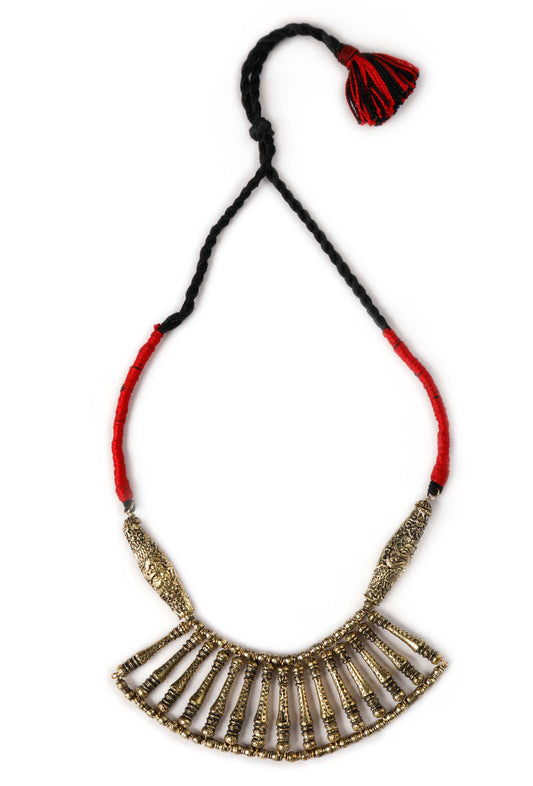Mayurakshi German Silver Necklace