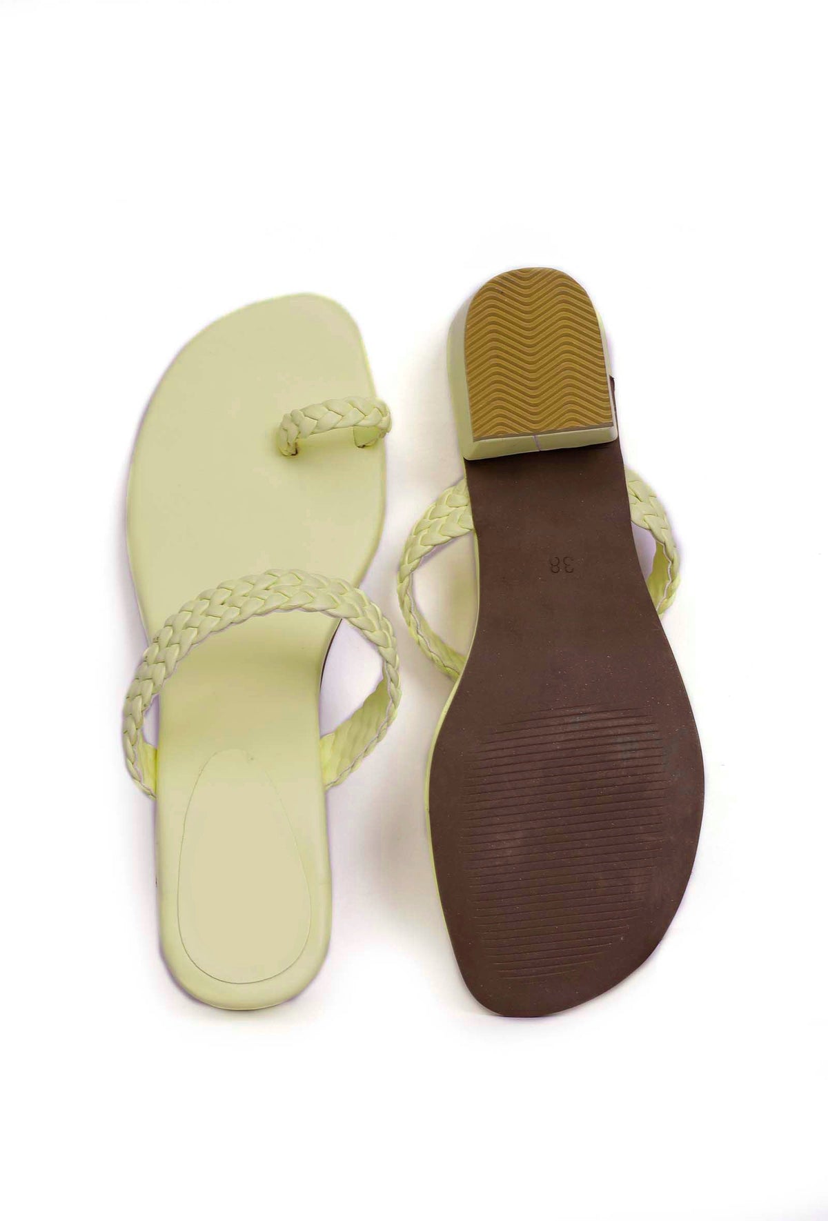 Cream White Knotted Sandals サイズ EU40