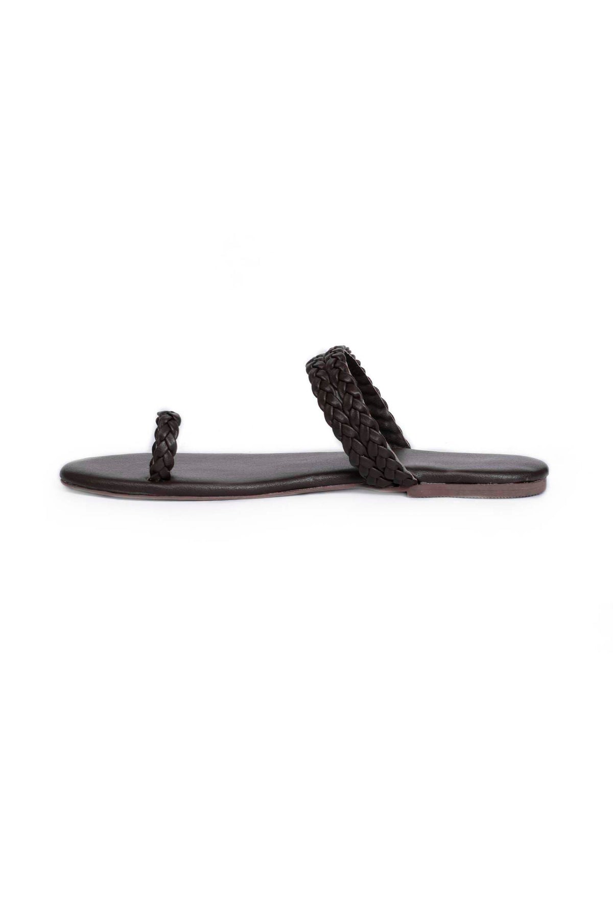 Brown Knotted Cruelty Free Leather Sandals サイズ EU38