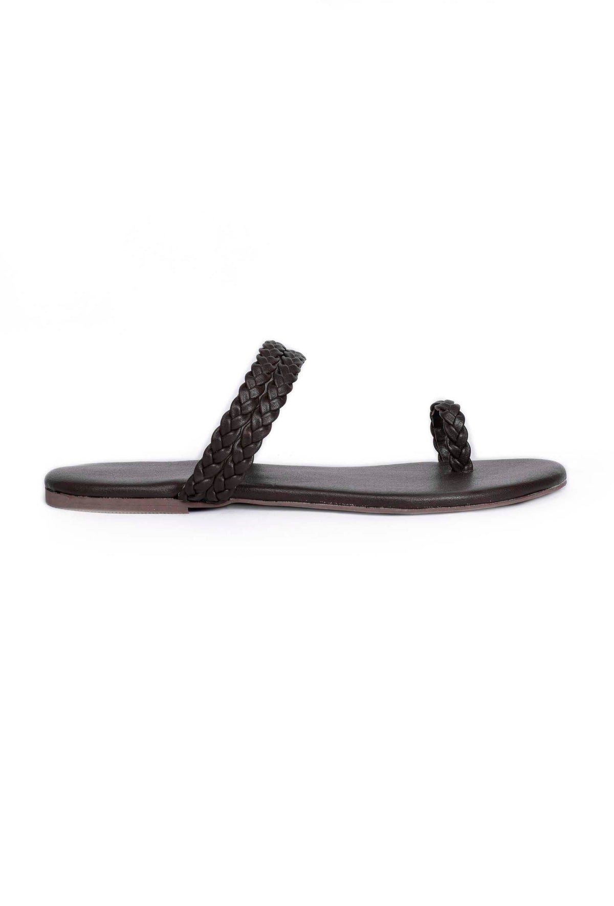 Brown Knotted Cruelty Free Leather Sandals サイズ EU38
