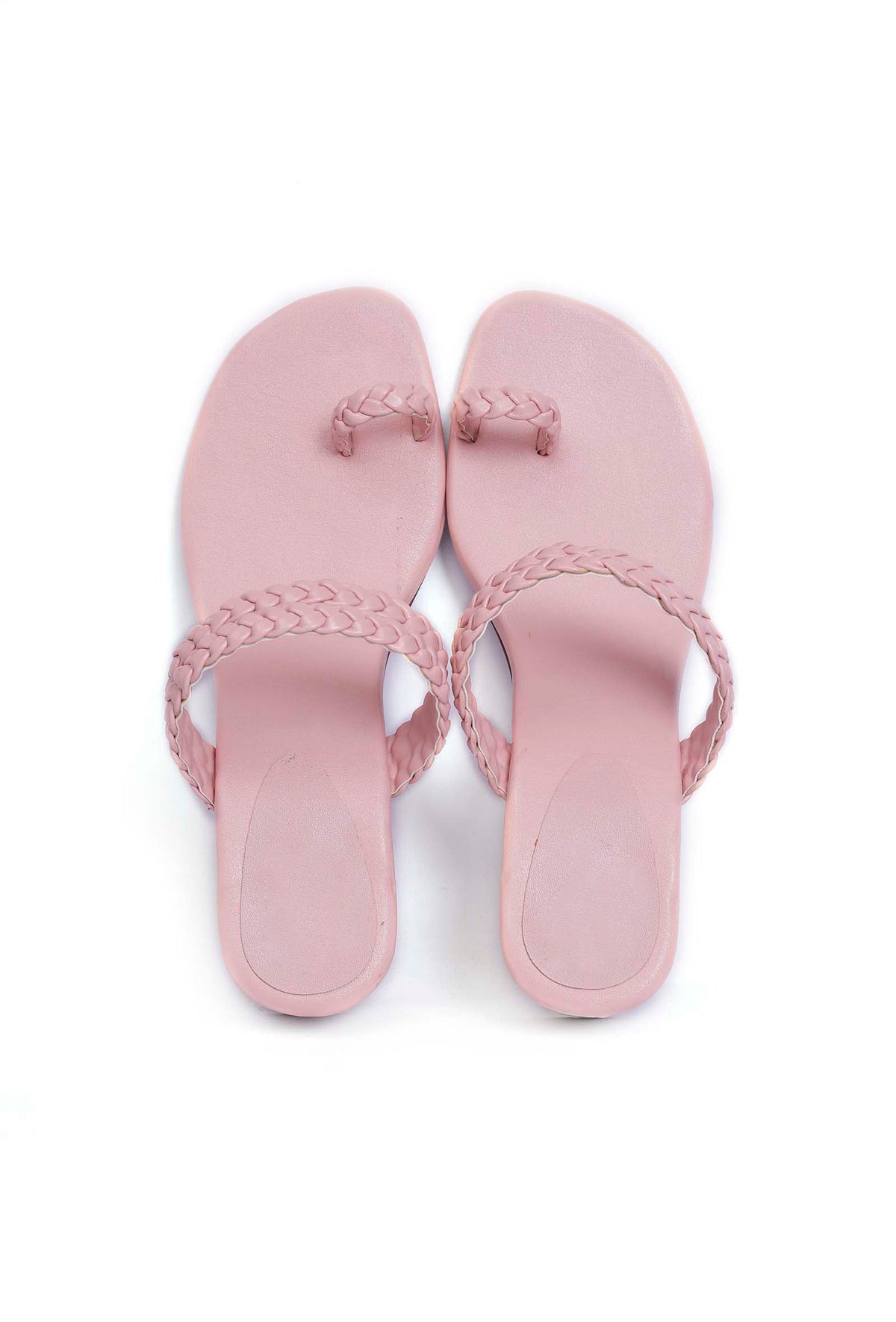 Baby Pink Knotted Cruelty Free Leather Sandals サイズ EU38