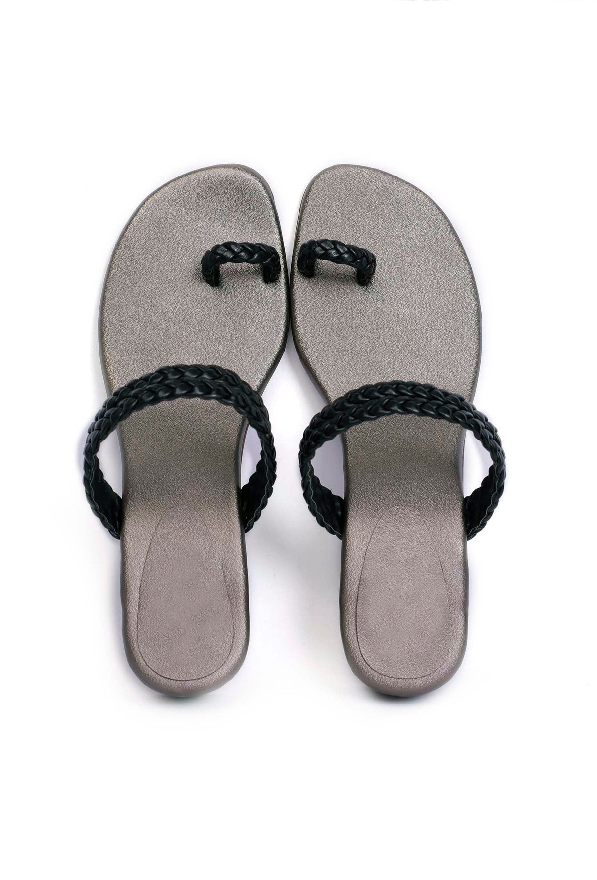 Ice Grey Knotted Cruelty Free Leather Sandals サイズ EU38