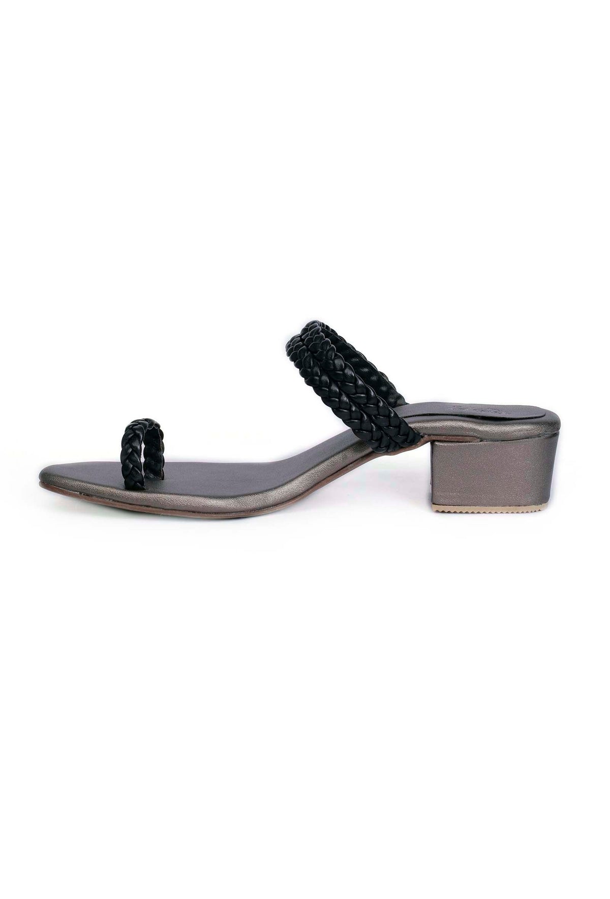 Ice Grey Knotted Cruelty Free Leather Sandals サイズ EU41
