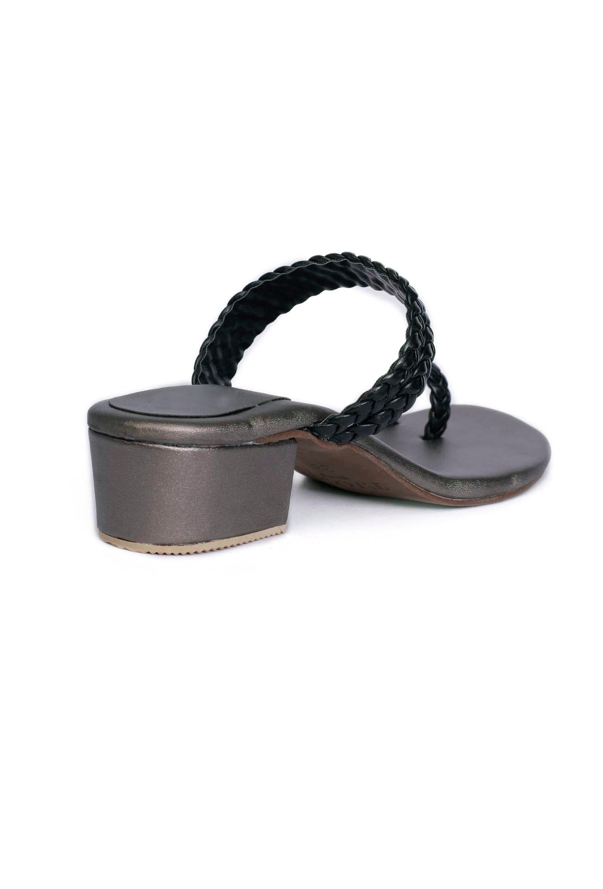 Ice Grey Knotted Cruelty Free Leather Sandals サイズ EU41