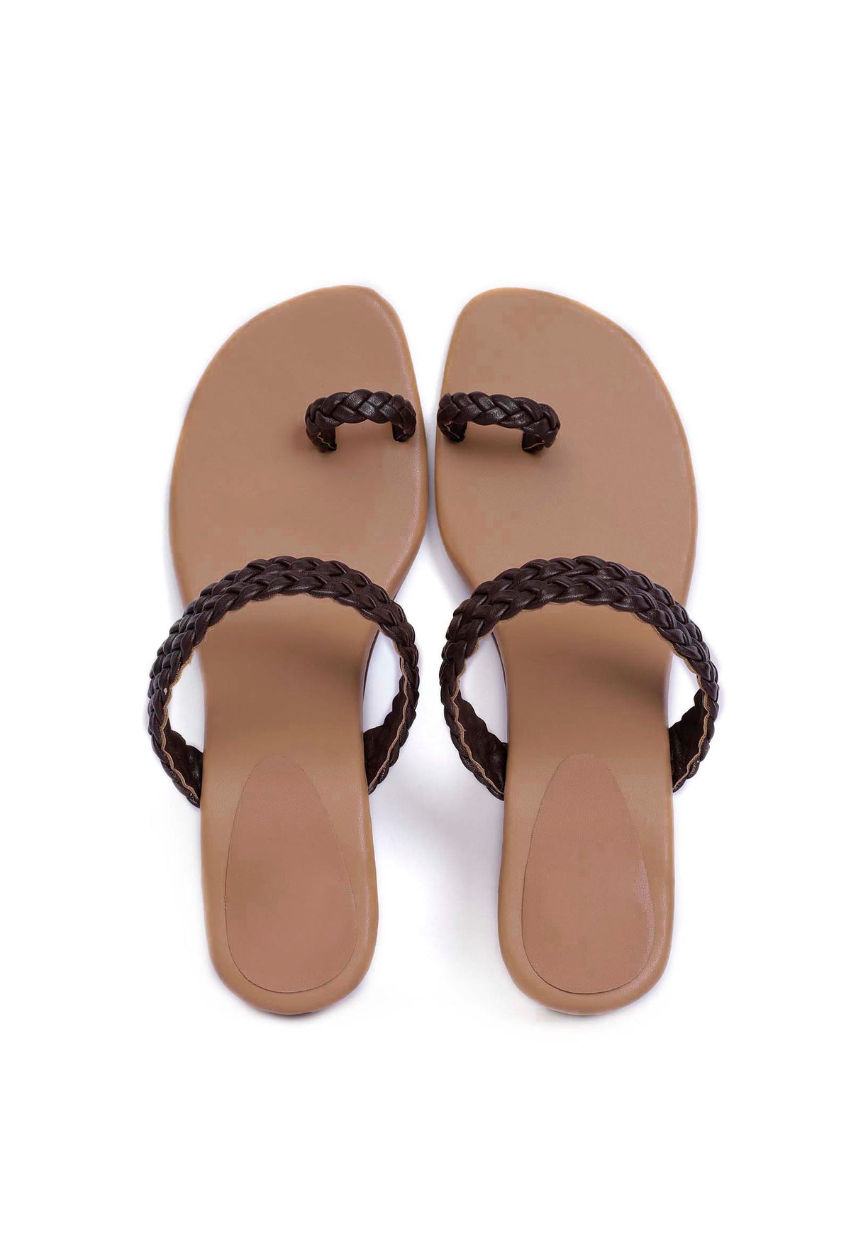 Classic Black Knotted Cruelty Free Leather Sandals サイズ EU38