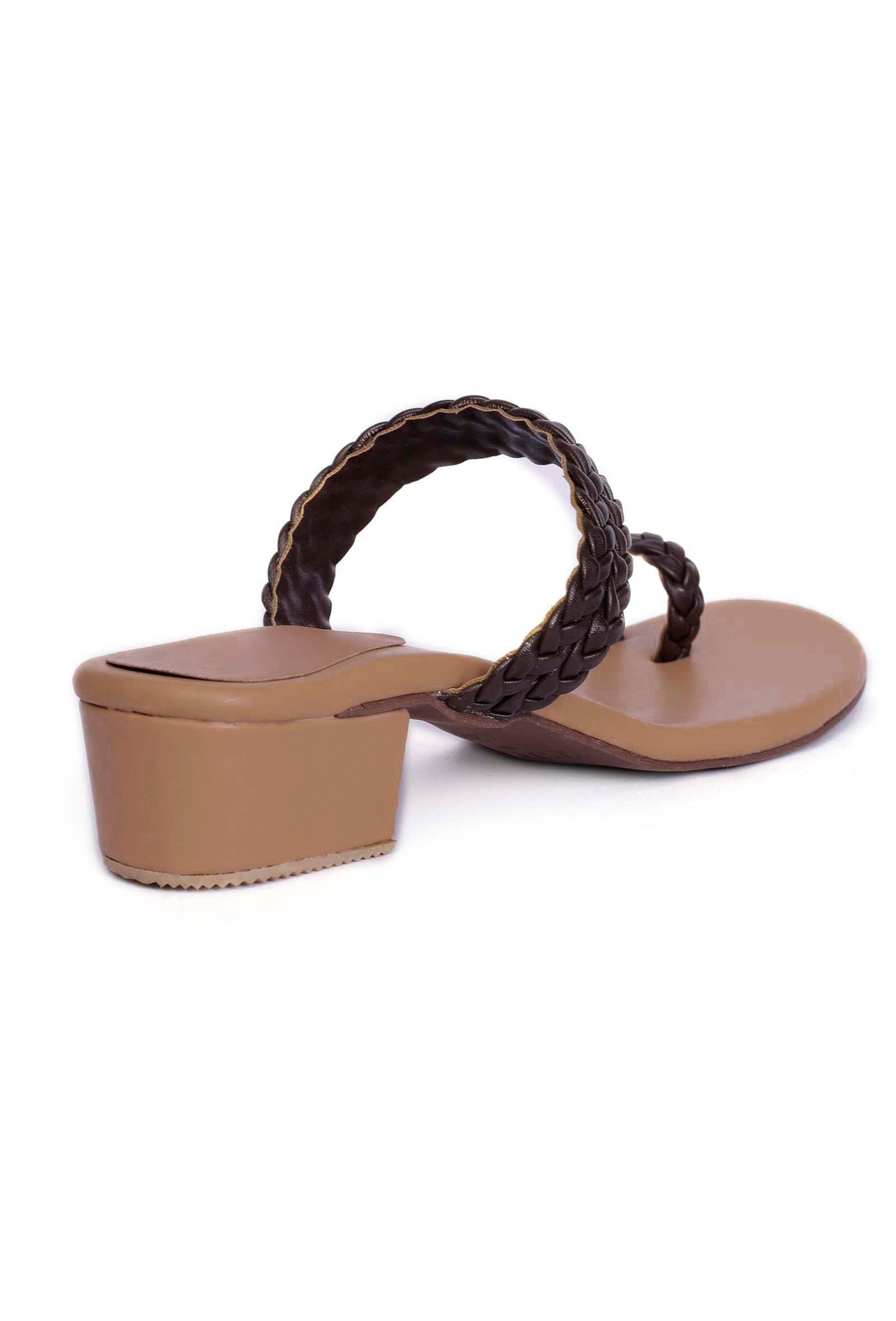 Classic Black Knotted Cruelty Free Leather Sandals サイズ EU41