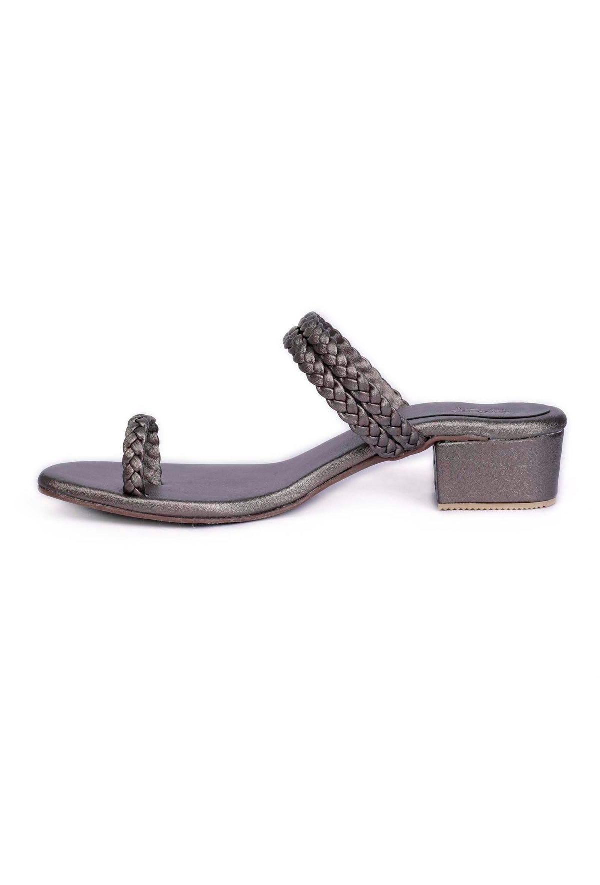 Grey Knotted Cruelty Free Leather Sandals サイズ EU37