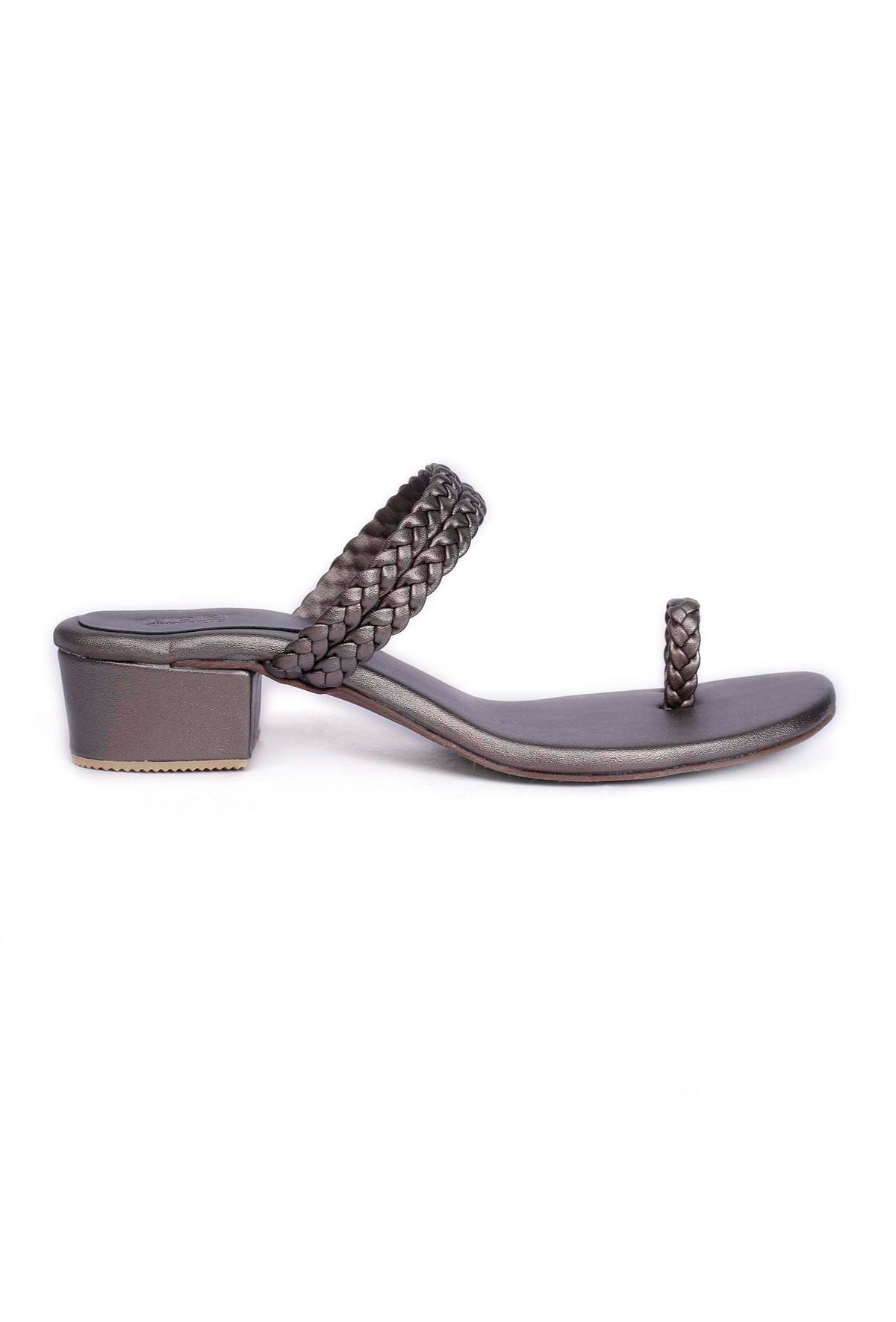 Grey Knotted Cruelty Free Leather Sandals サイズ EU41