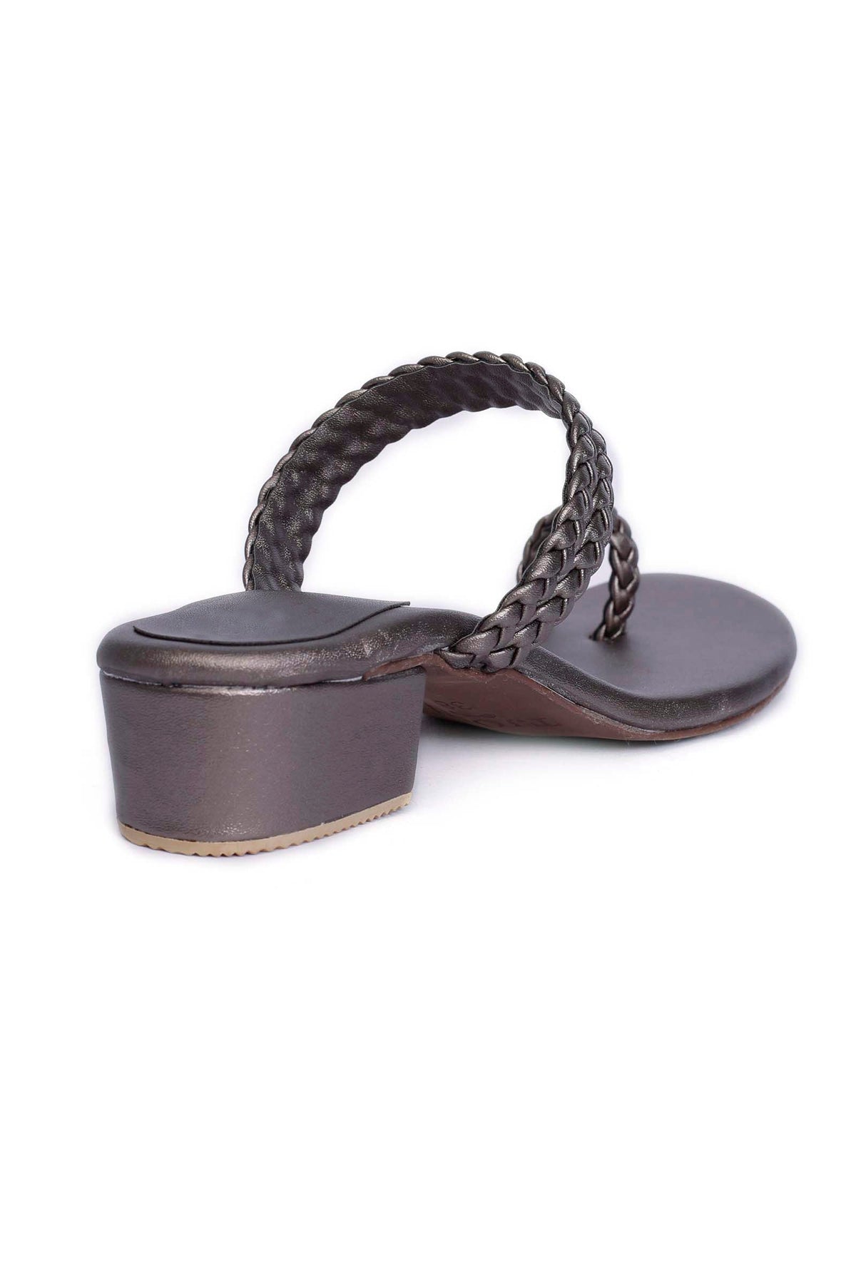 Grey Knotted Cruelty Free Leather Sandals サイズ EU38
