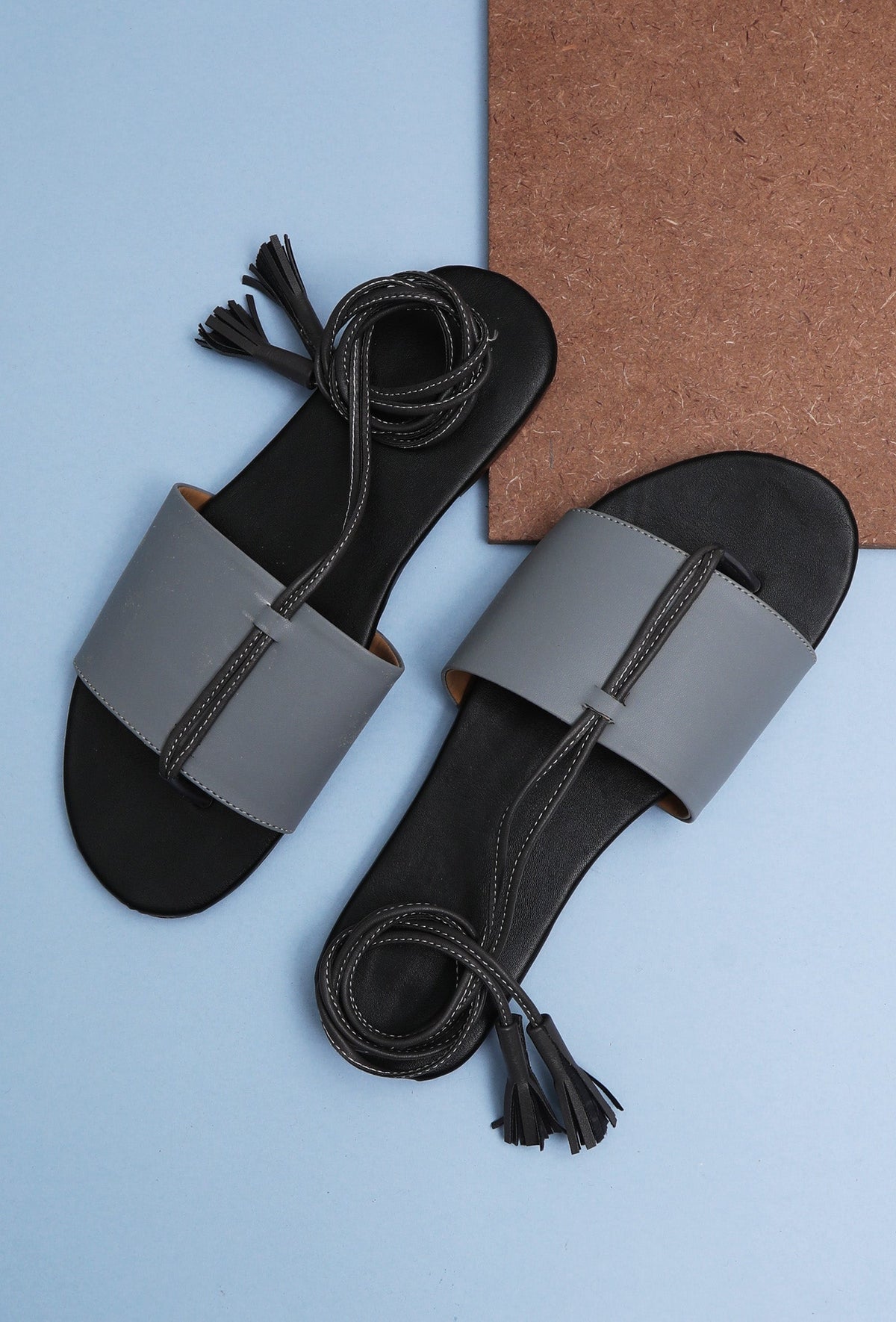 Madame Cherry Black Cruelty Free Leather Sandals サイズ EU38