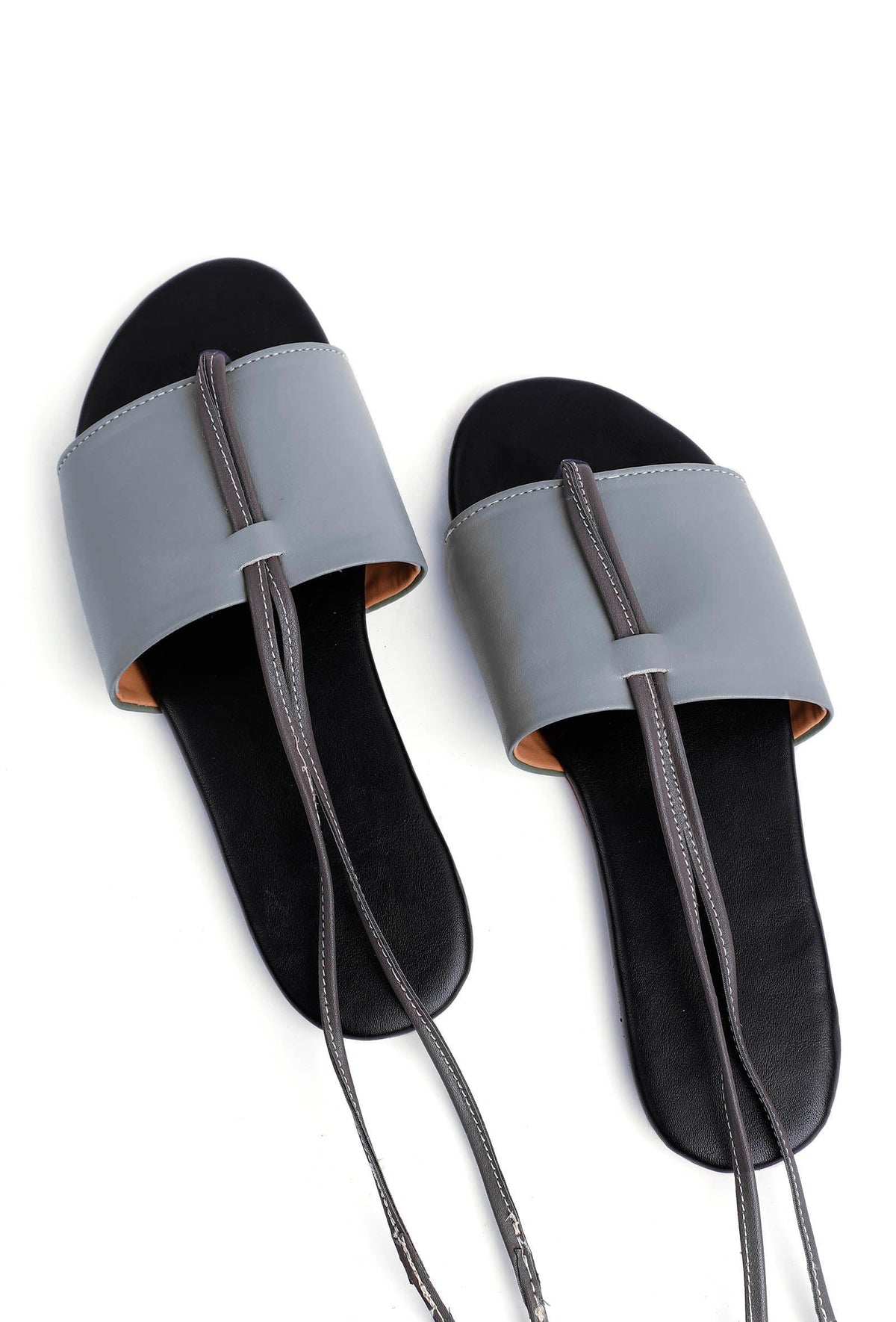 Madame Cherry Black Cruelty Free Leather Sandals サイズ EU41