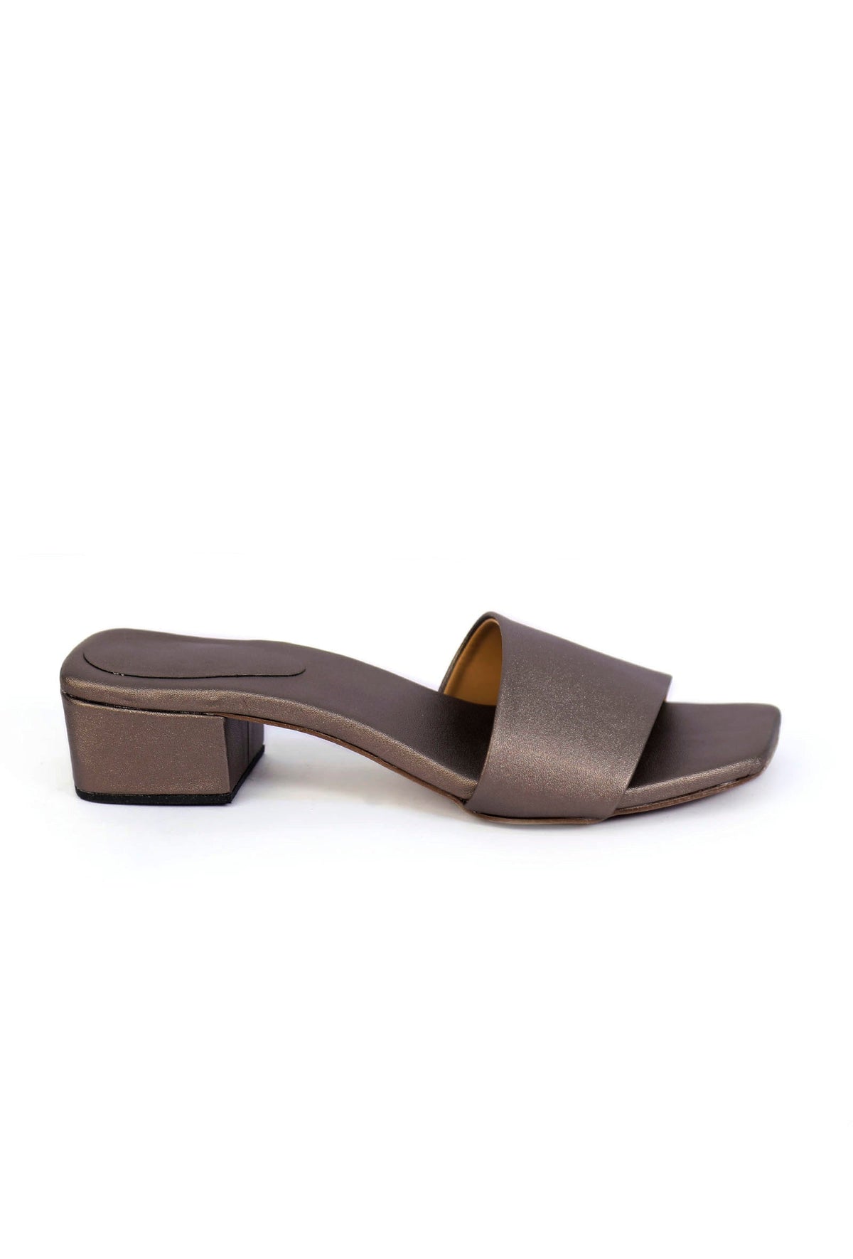 Strappy Grey Cruelty Free Leather Heels サイズ EU42