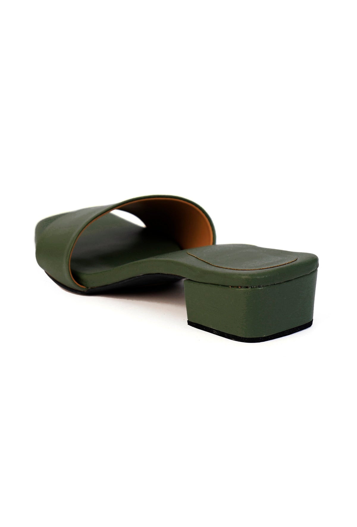 Sage Green Cruelty Free Leather Heels サイズ EU36