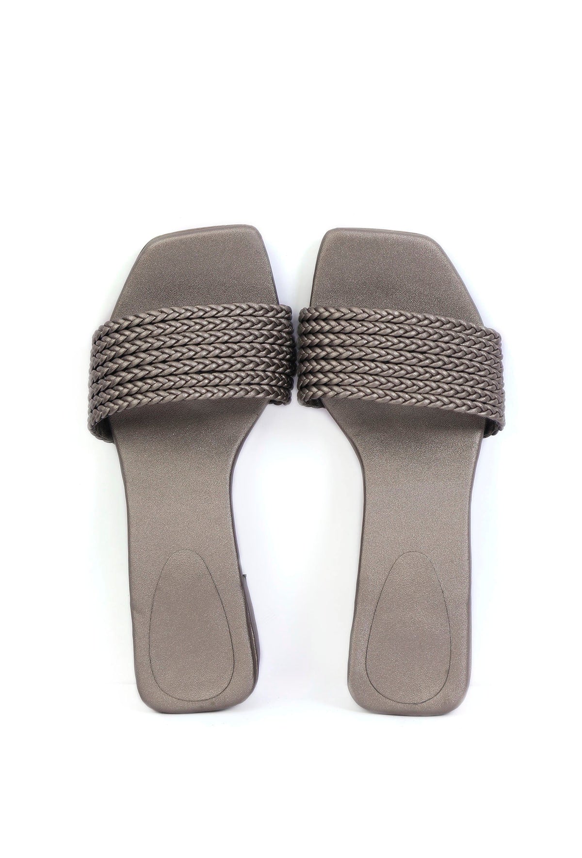 Ivon Grey Cruelty Free Leather Heels サイズ EU42