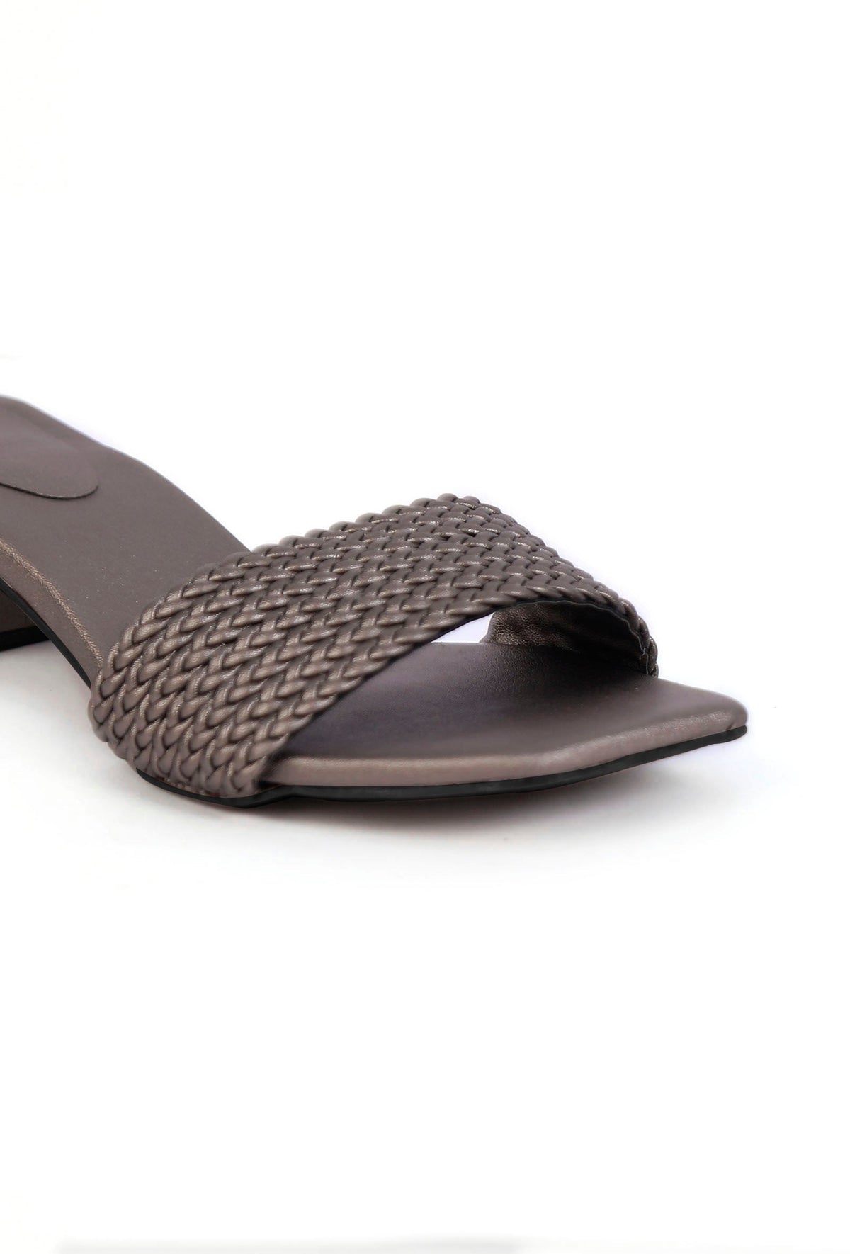 Ivon Grey Cruelty Free Leather Heels サイズ EU35