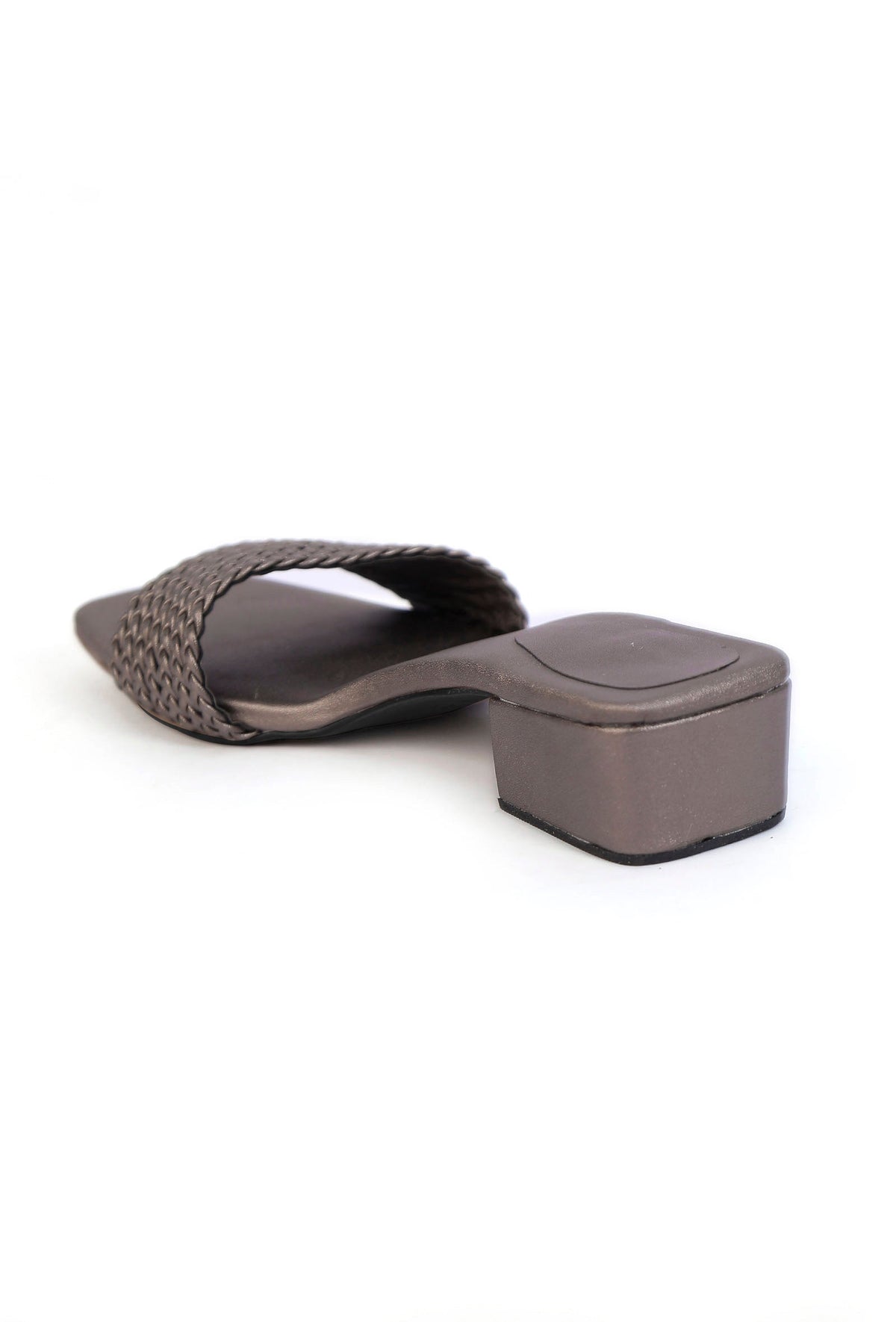 Ivon Grey Cruelty Free Leather Heels サイズ EU35