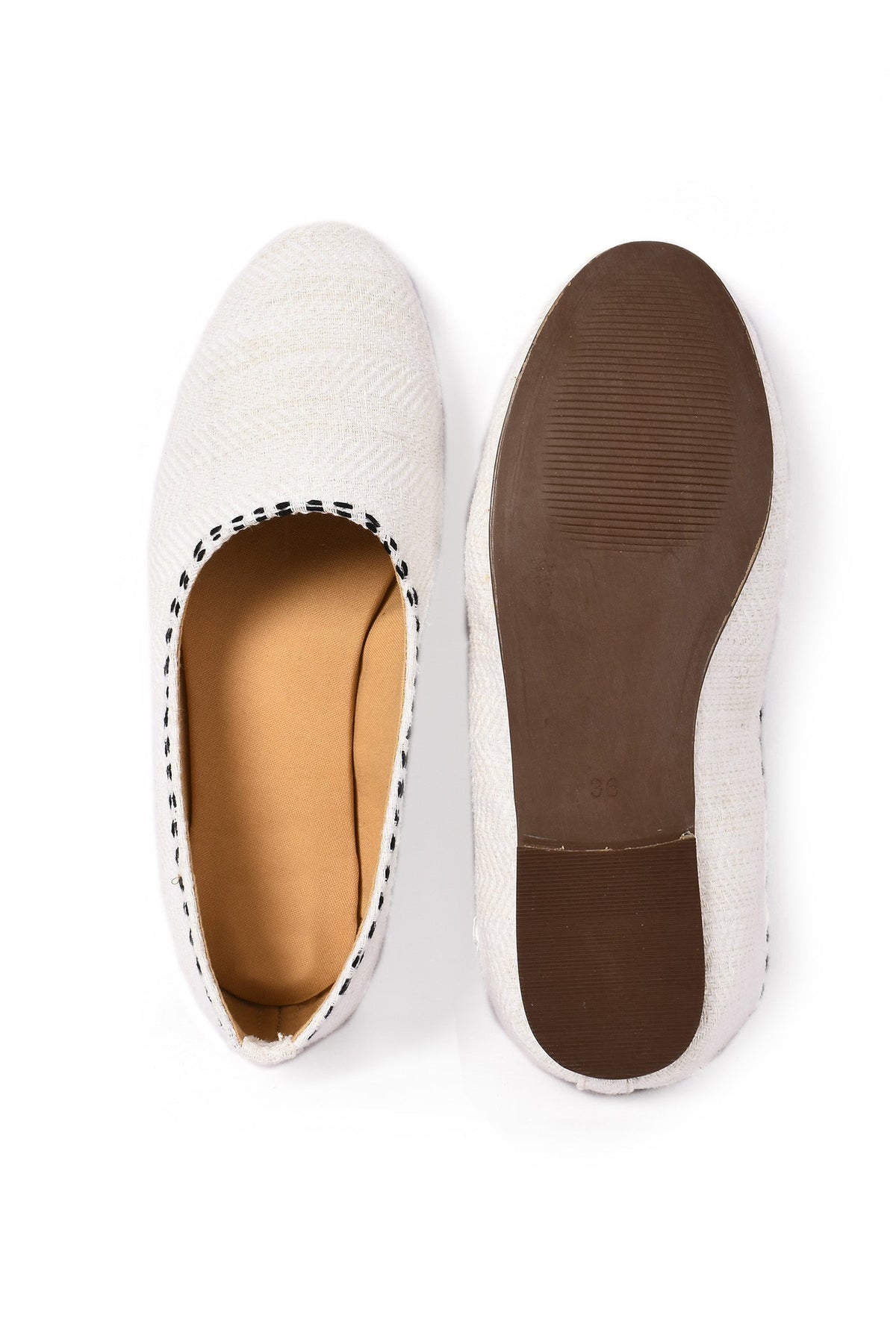 Irish White Pure Hemp Loafers サイズ EU36