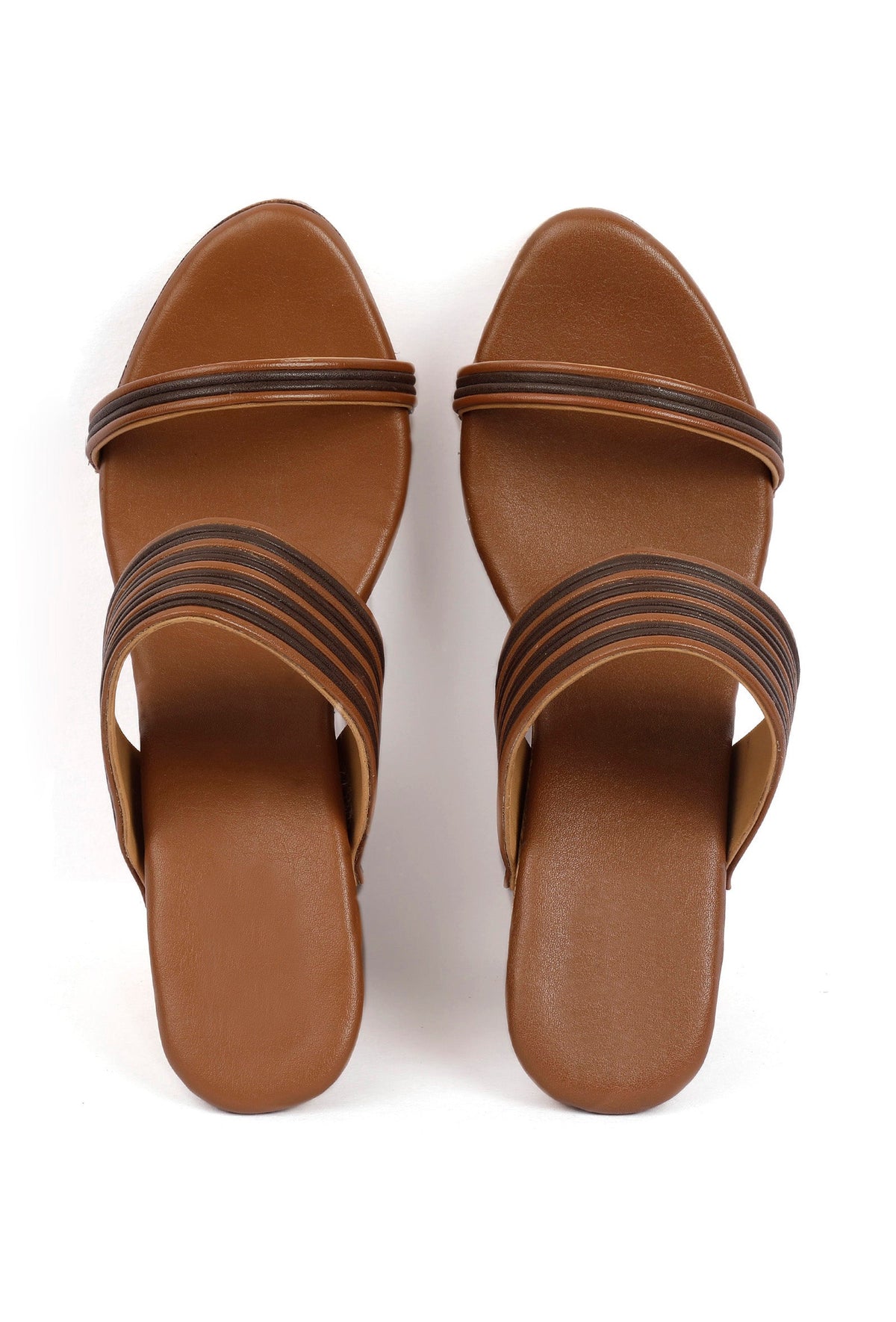 Penny Brown Wooden Carved Textured Platform Wedges サイズ EU40