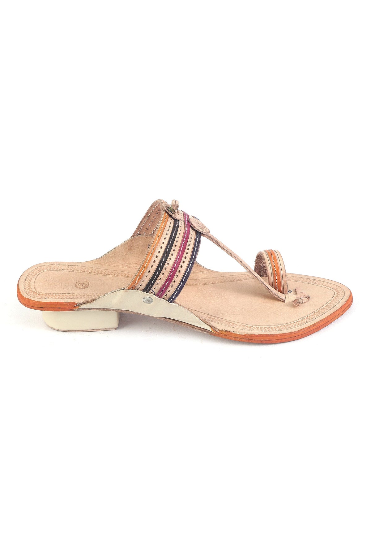 Everyday Comfort Genuine Cruelty-Free Leather Kolhapuri Flats サイズ EU41