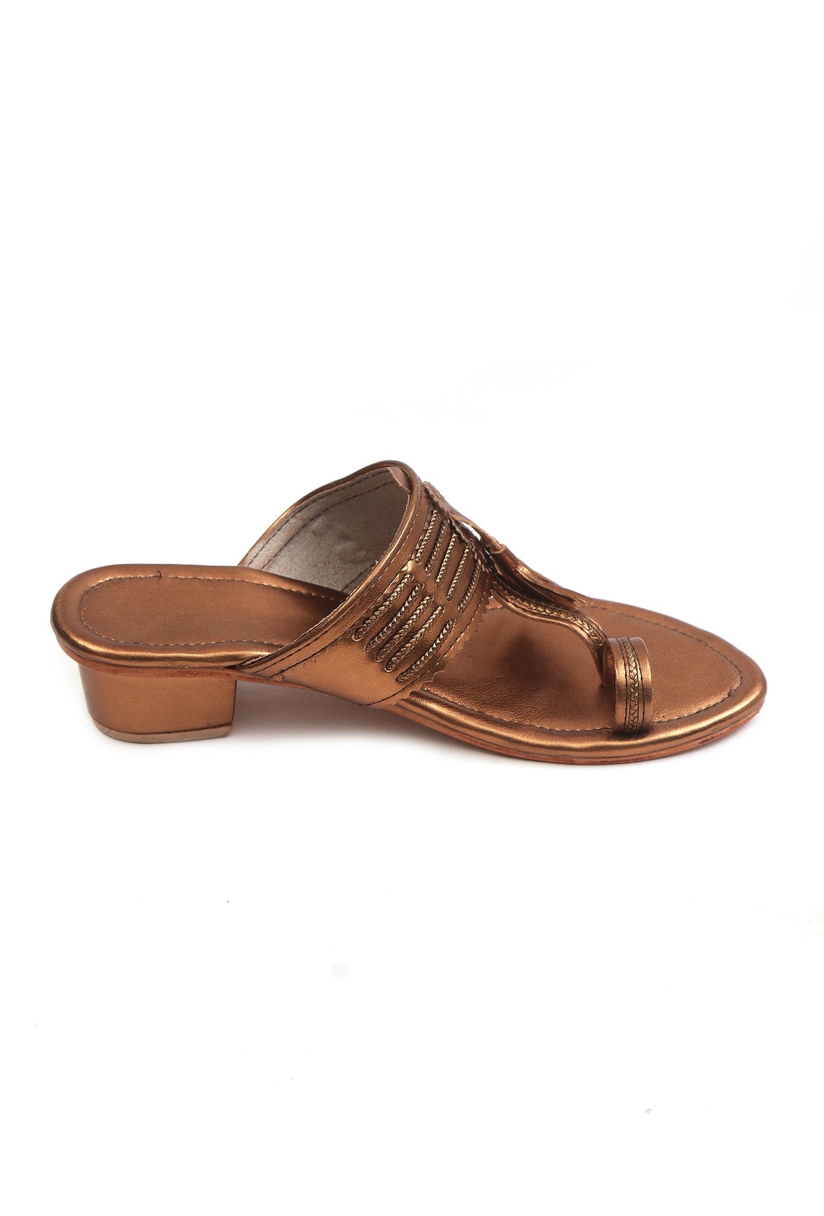 Amber Tassel Kolhapuri Heels サイズ EU38