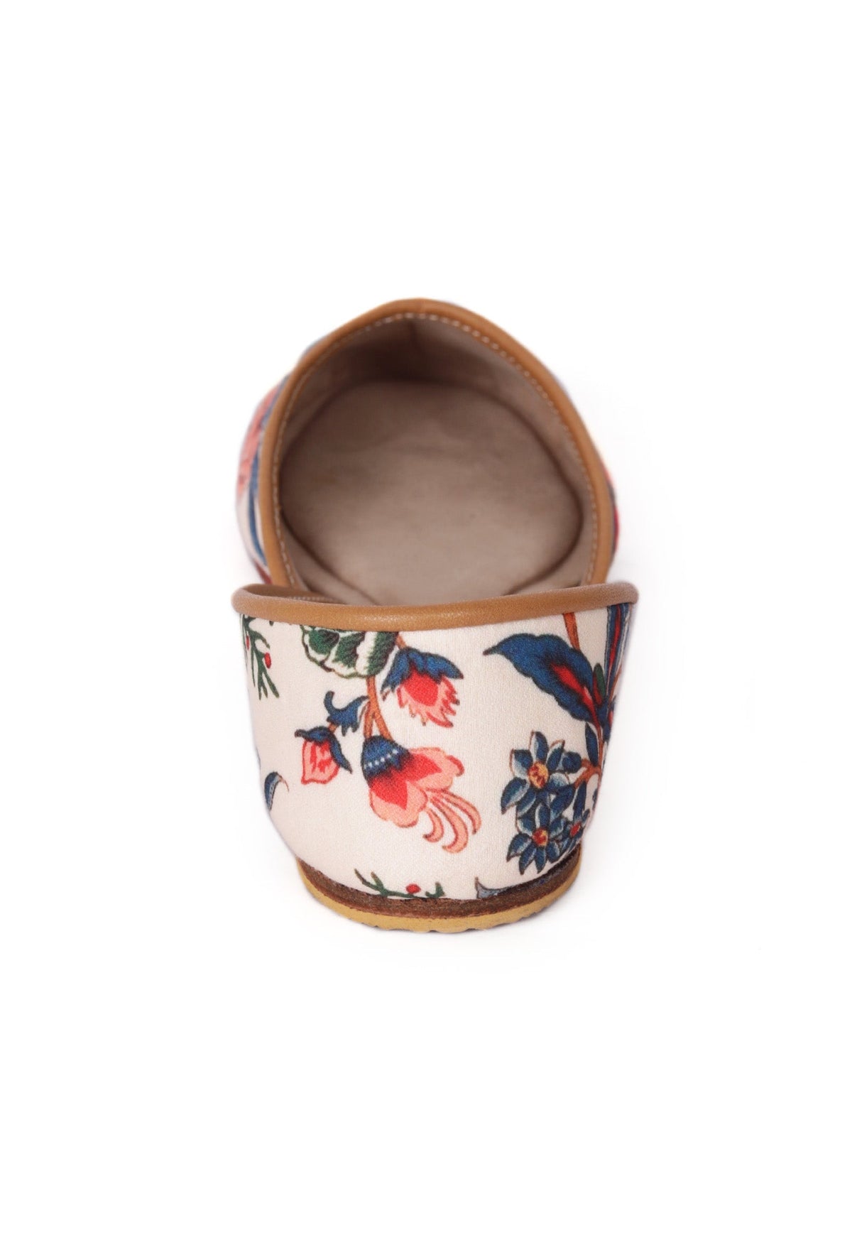Coral and Blue Floral Chintz Jutti サイズ EU38