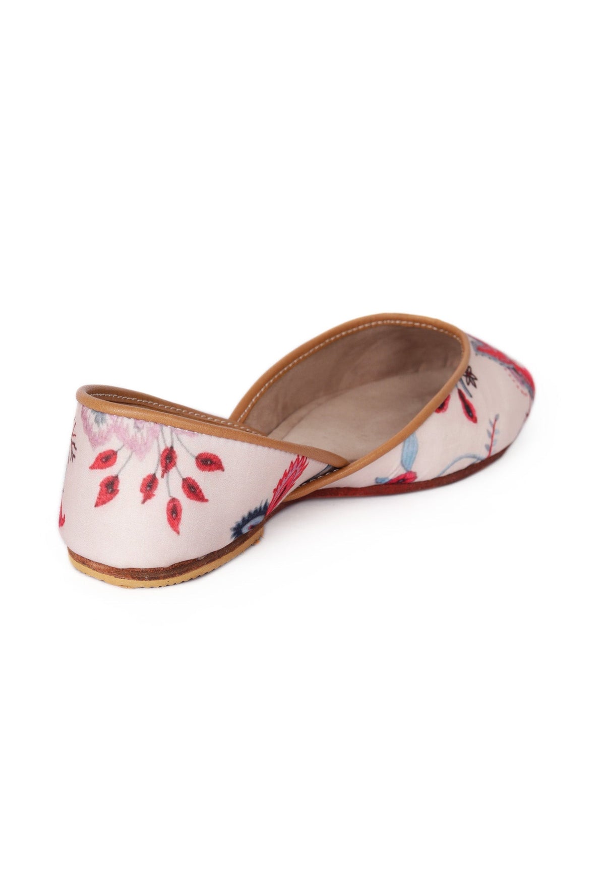 Off-White and Pink Floral Chintz Jutti サイズ EU40