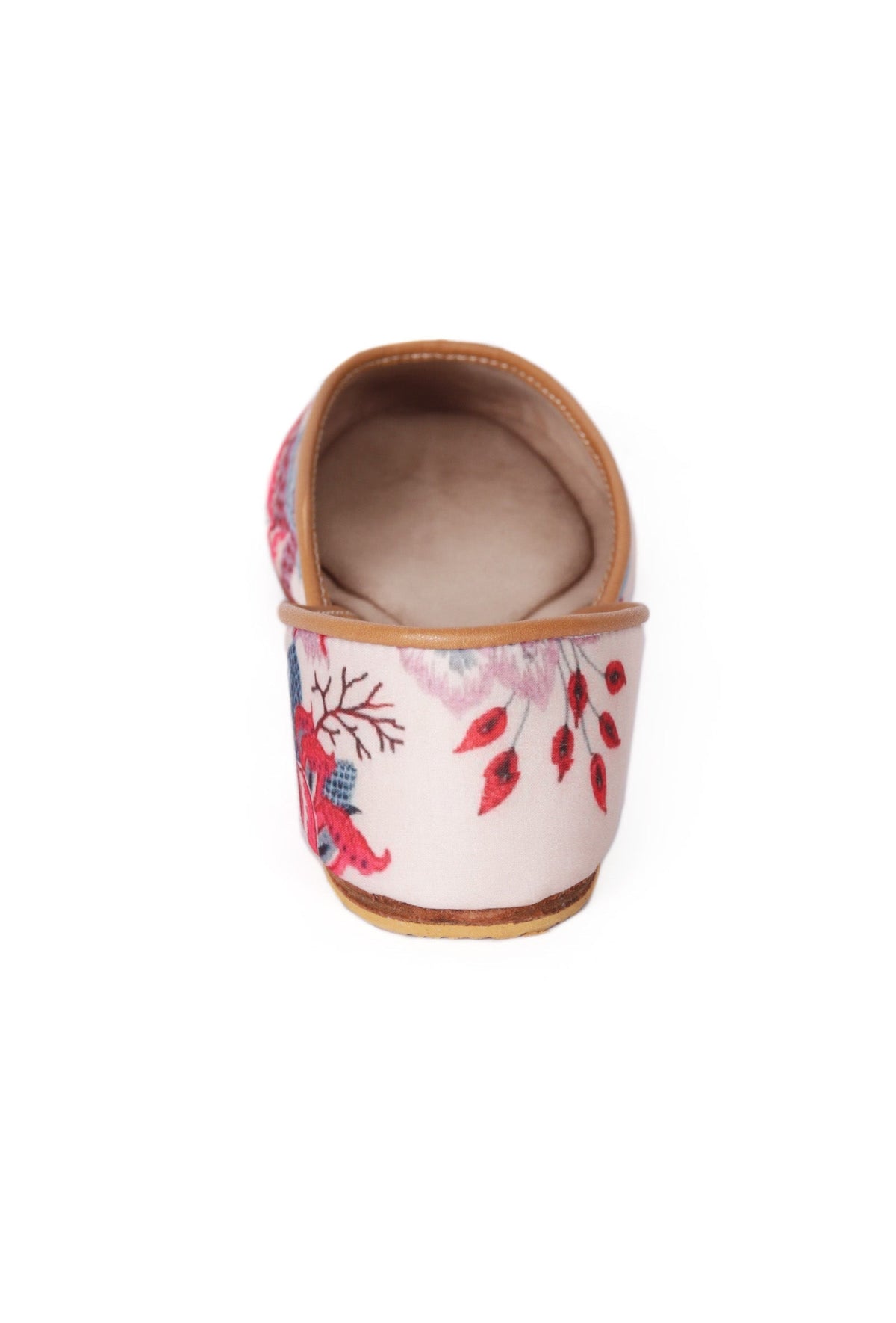 Off-White and Pink Floral Chintz Jutti サイズ EU36