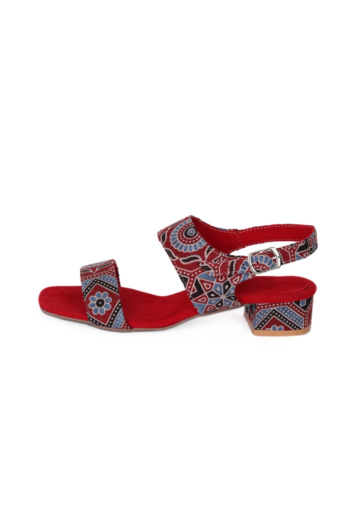 Heritage Harmony Red Ajrakh Bliss Heels サイズ EU37