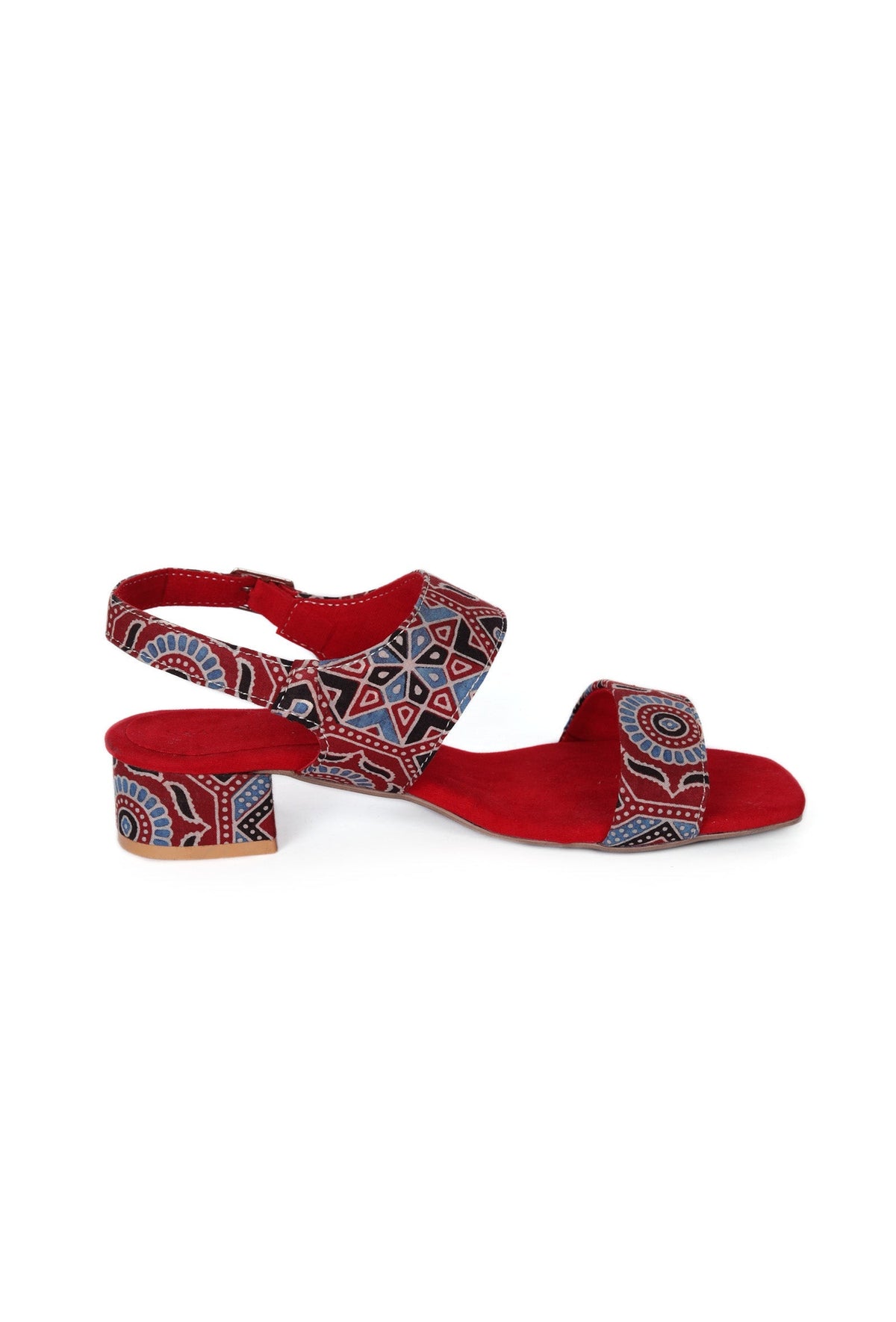 Heritage Harmony Red Ajrakh Bliss Heels サイズ EU38
