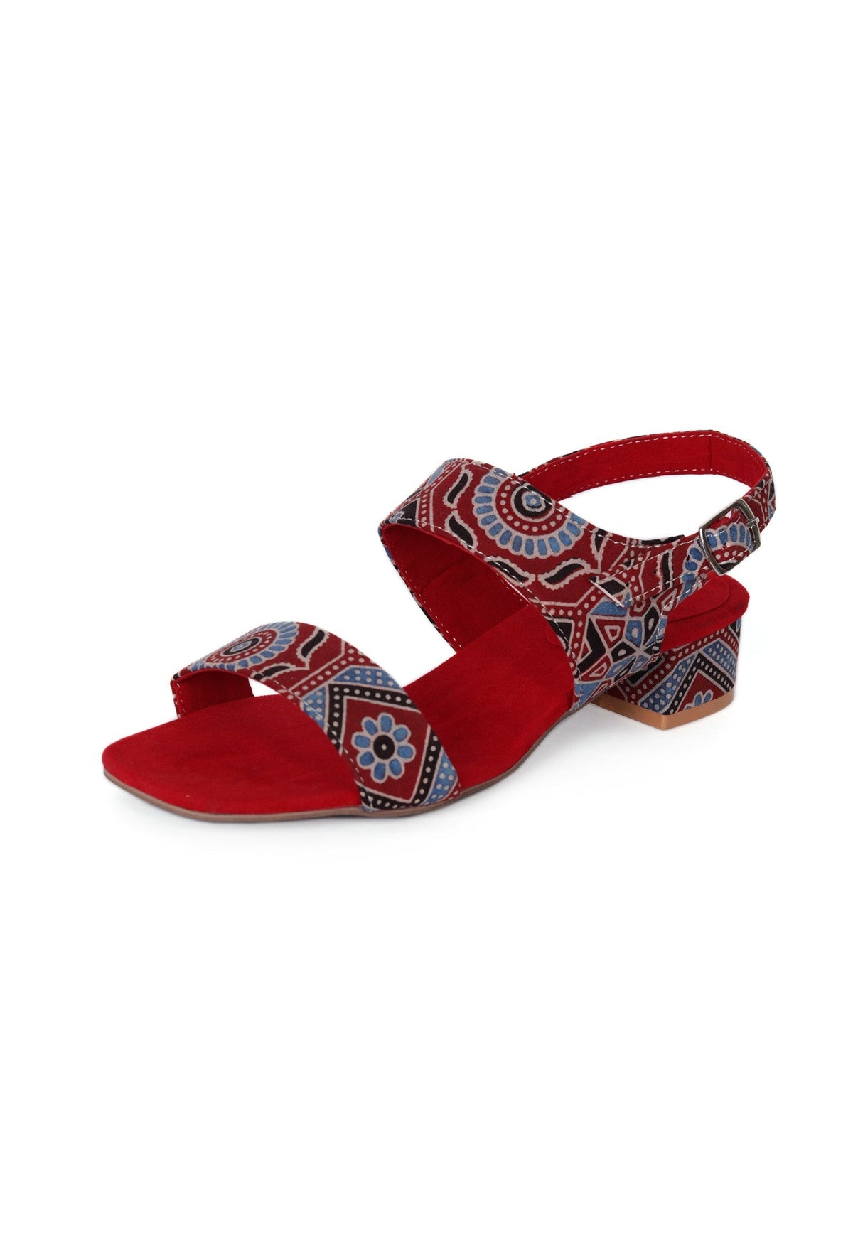 Heritage Harmony Red Ajrakh Bliss Heels サイズ EU41