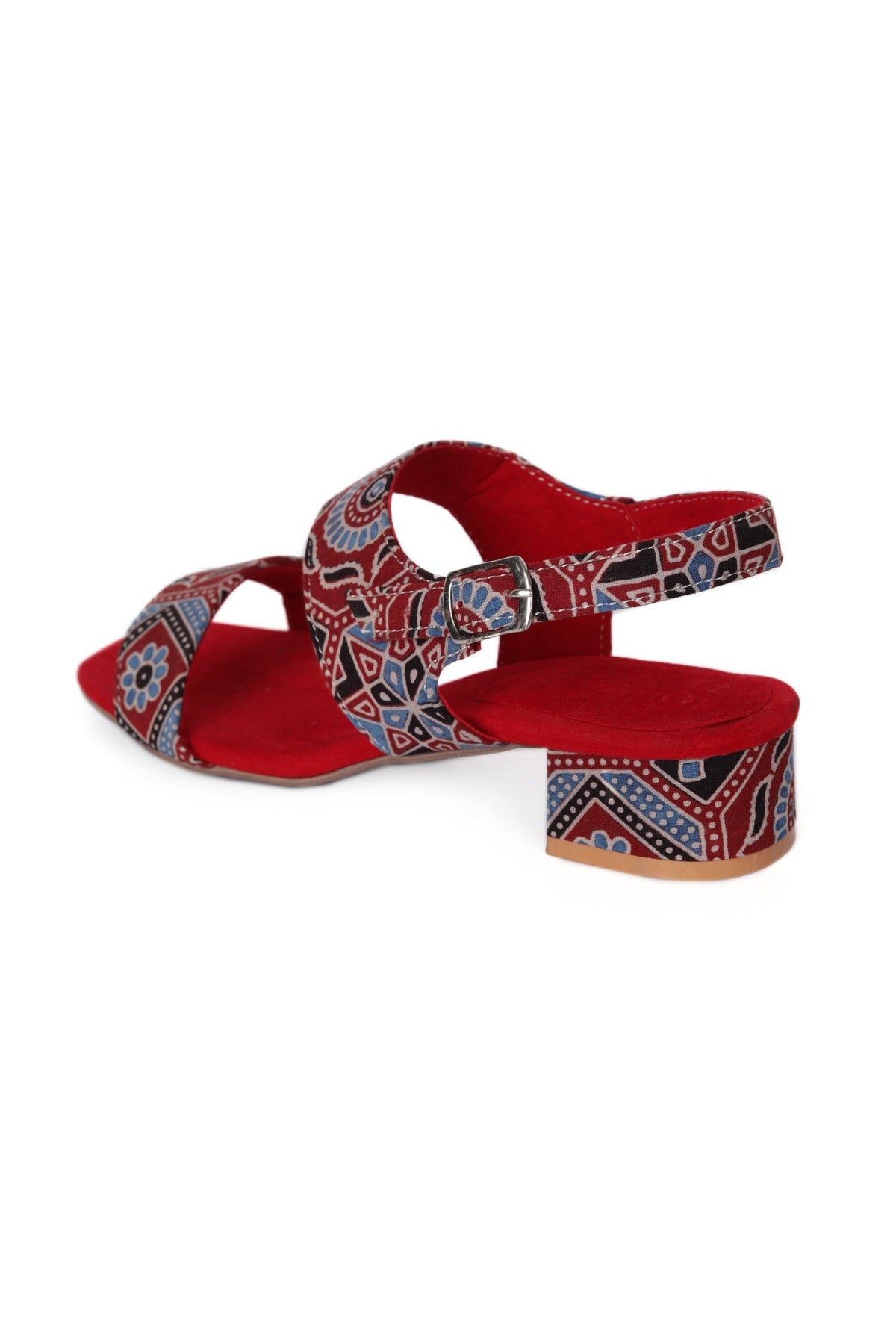 Heritage Harmony Red Ajrakh Bliss Heels サイズ EU37
