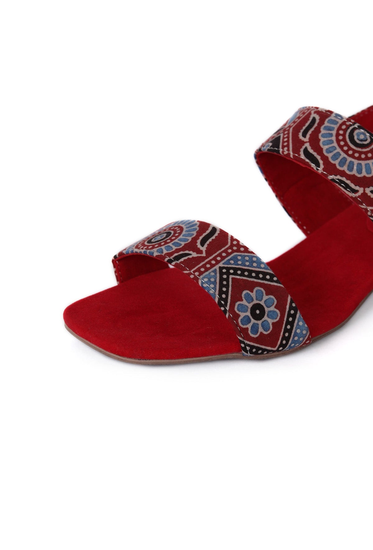 Heritage Harmony Red Ajrakh Bliss Heels サイズ EU39