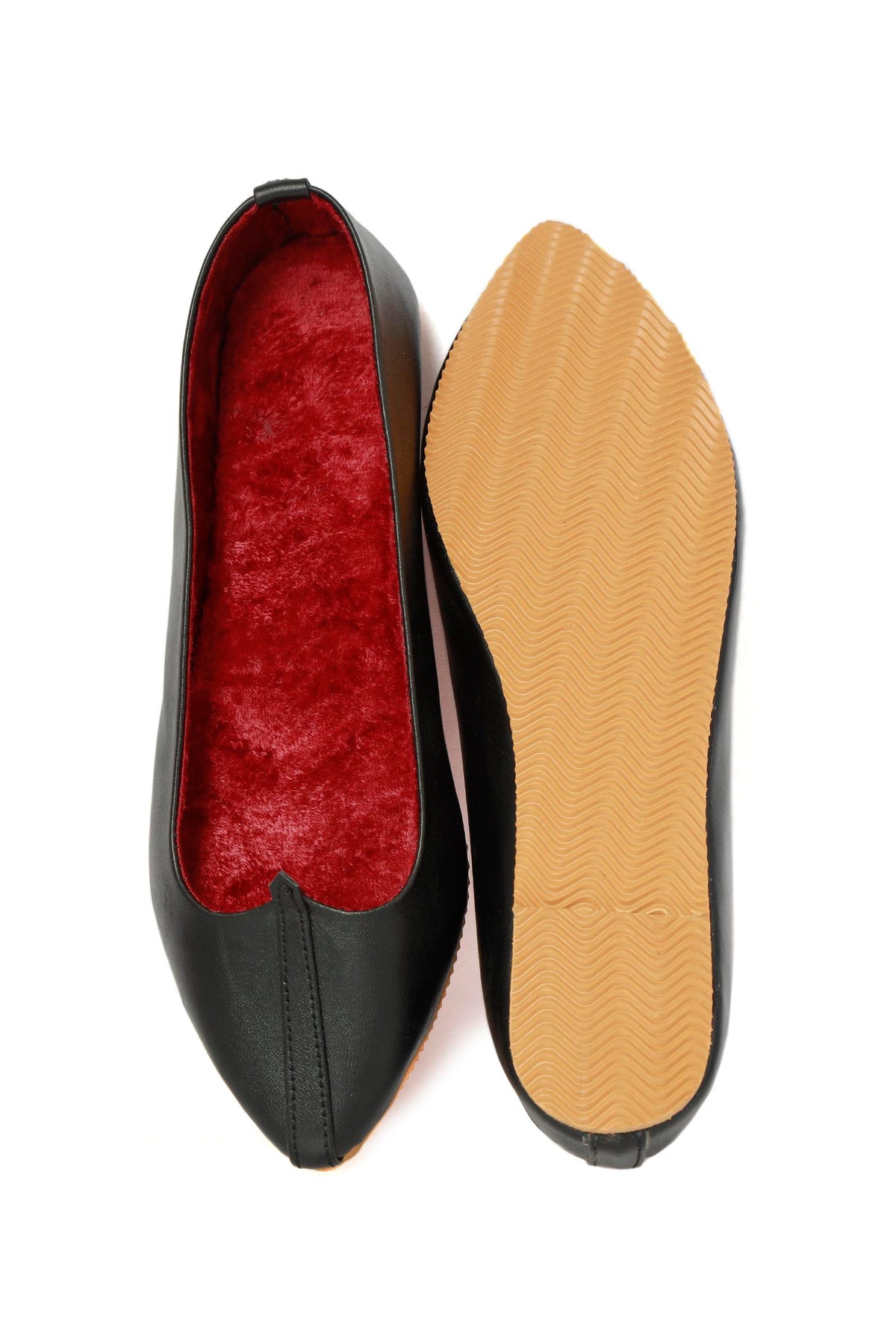 Black Cruelty-Free Leather Juttis サイズ EU38