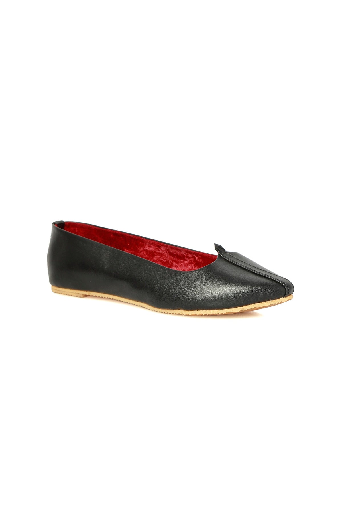 Black Cruelty-Free Leather Juttis サイズ EU42