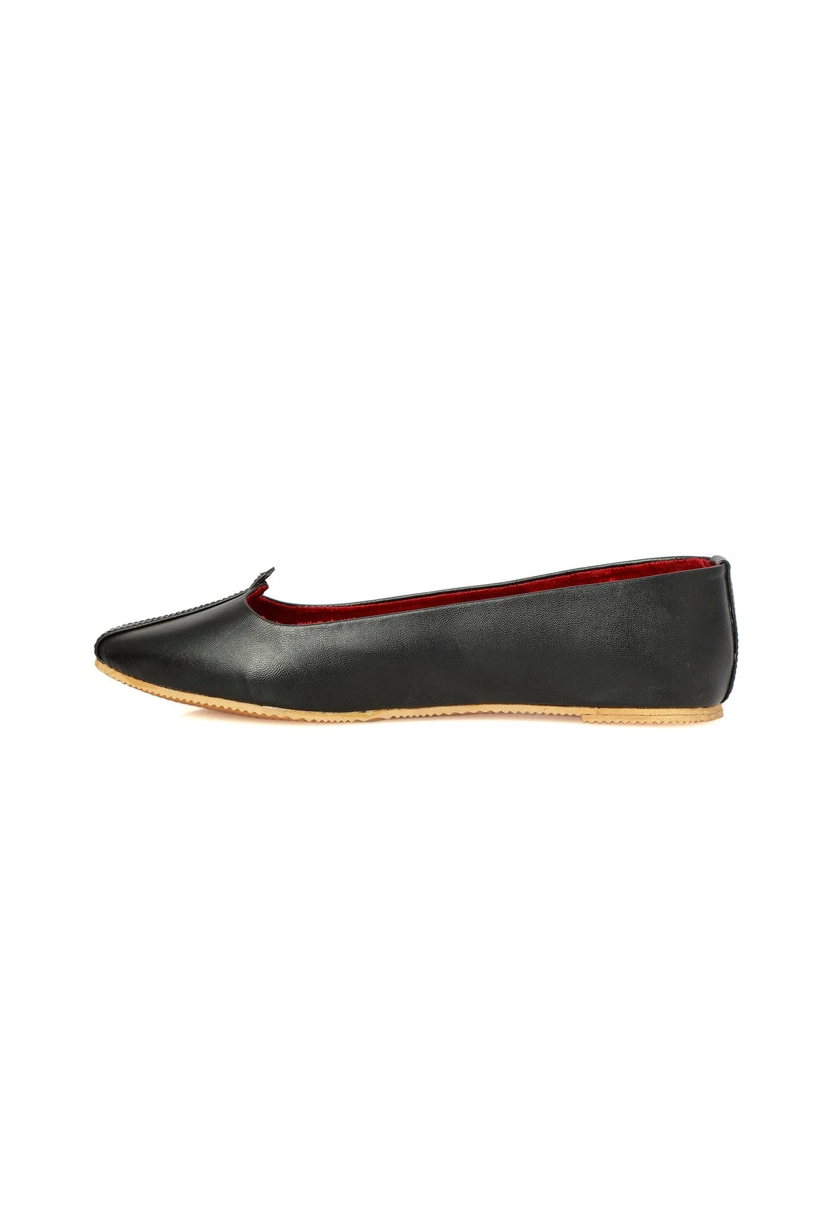 Black Cruelty-Free Leather Juttis サイズ EU37