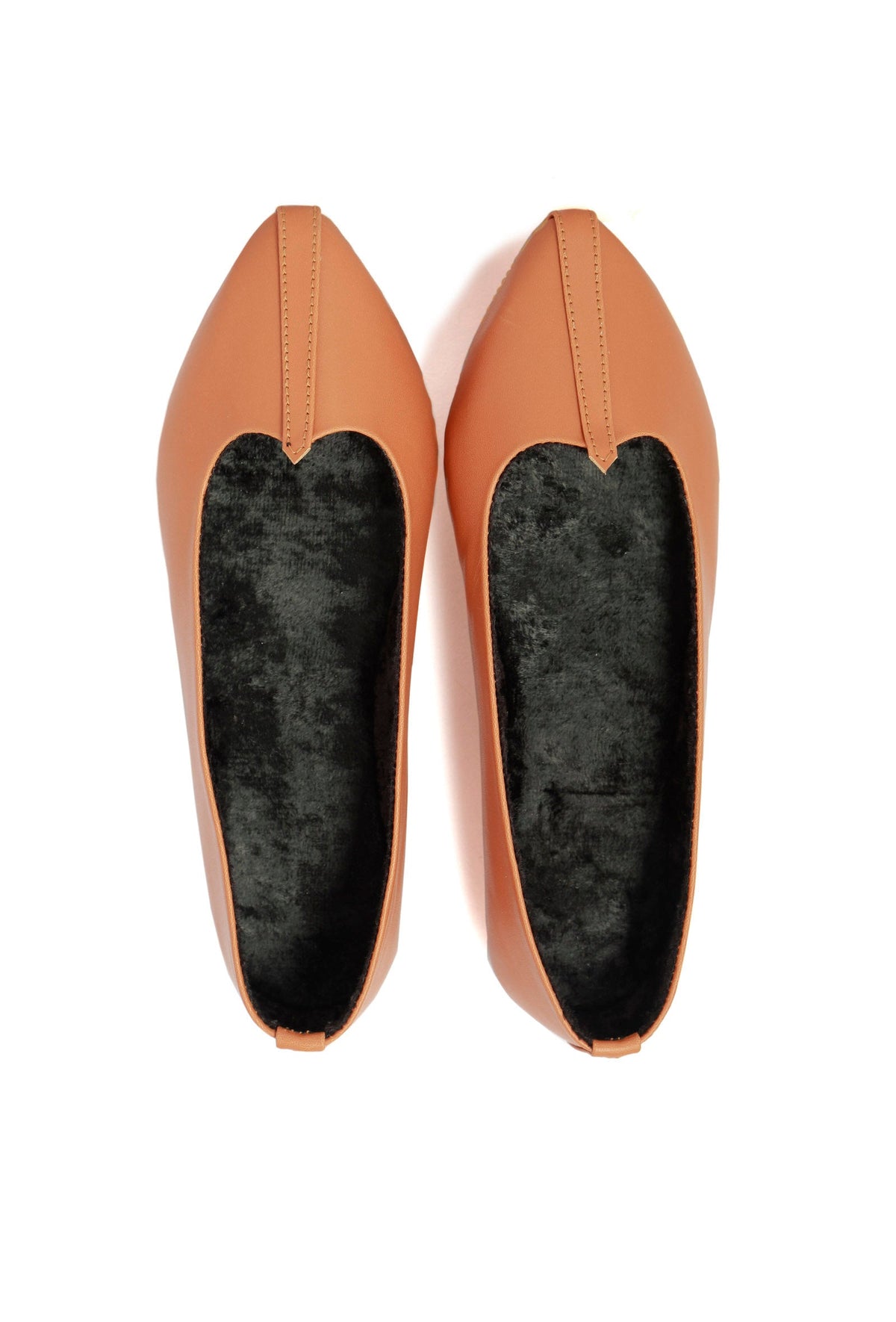 Tan Cruelty-Free Leather Juttis サイズ EU37