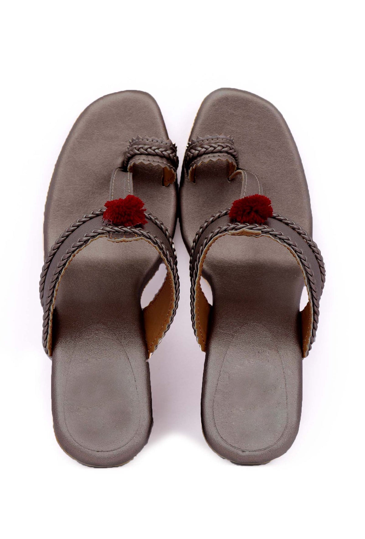 Silver Cruelty-Free Leather Heeled Sandals サイズ EU39