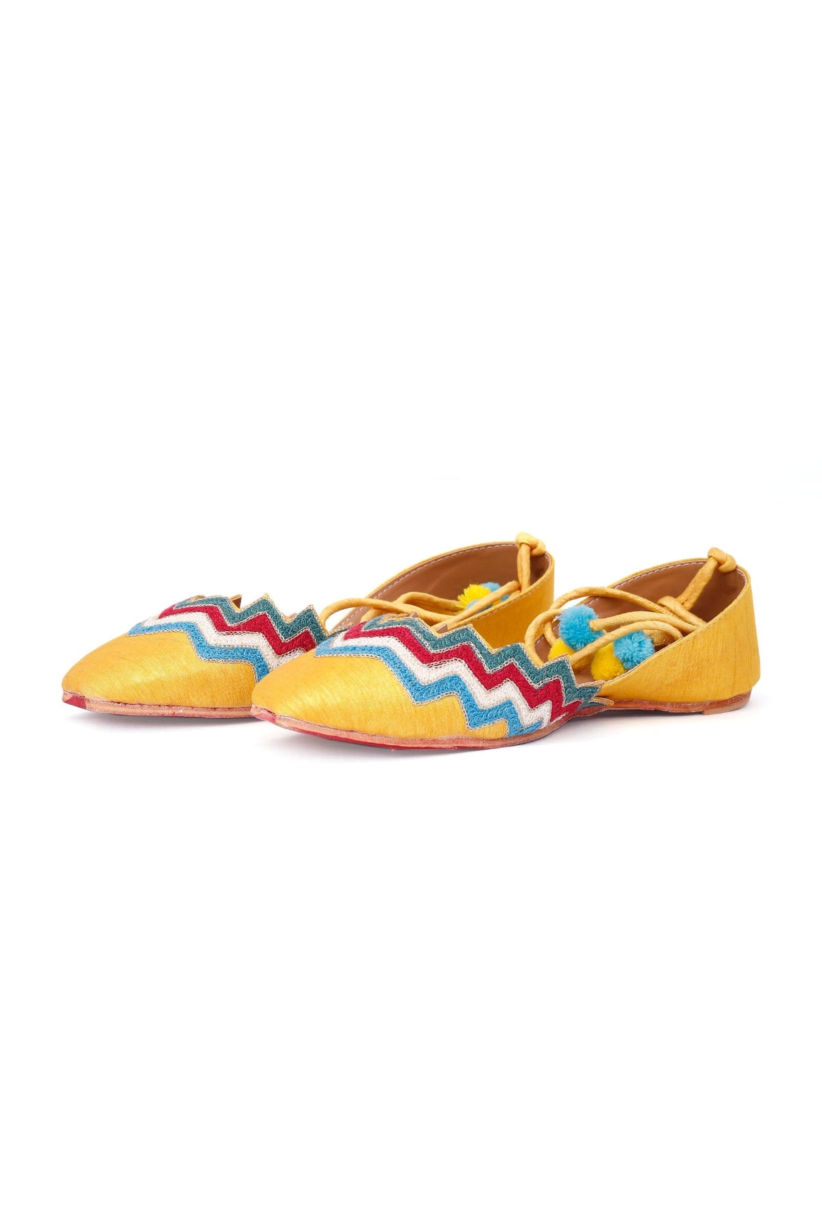 Umang Resham Embroidered Juttis for Women サイズ EU36