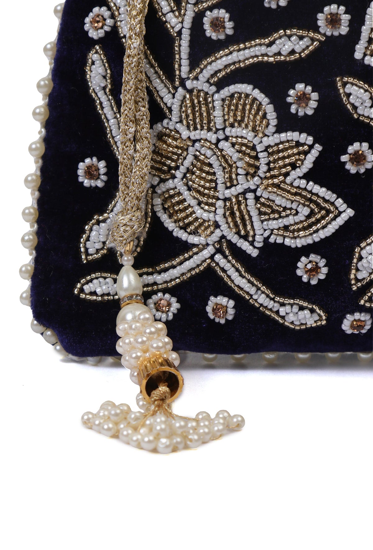 Royal Blue Elegance Potli
