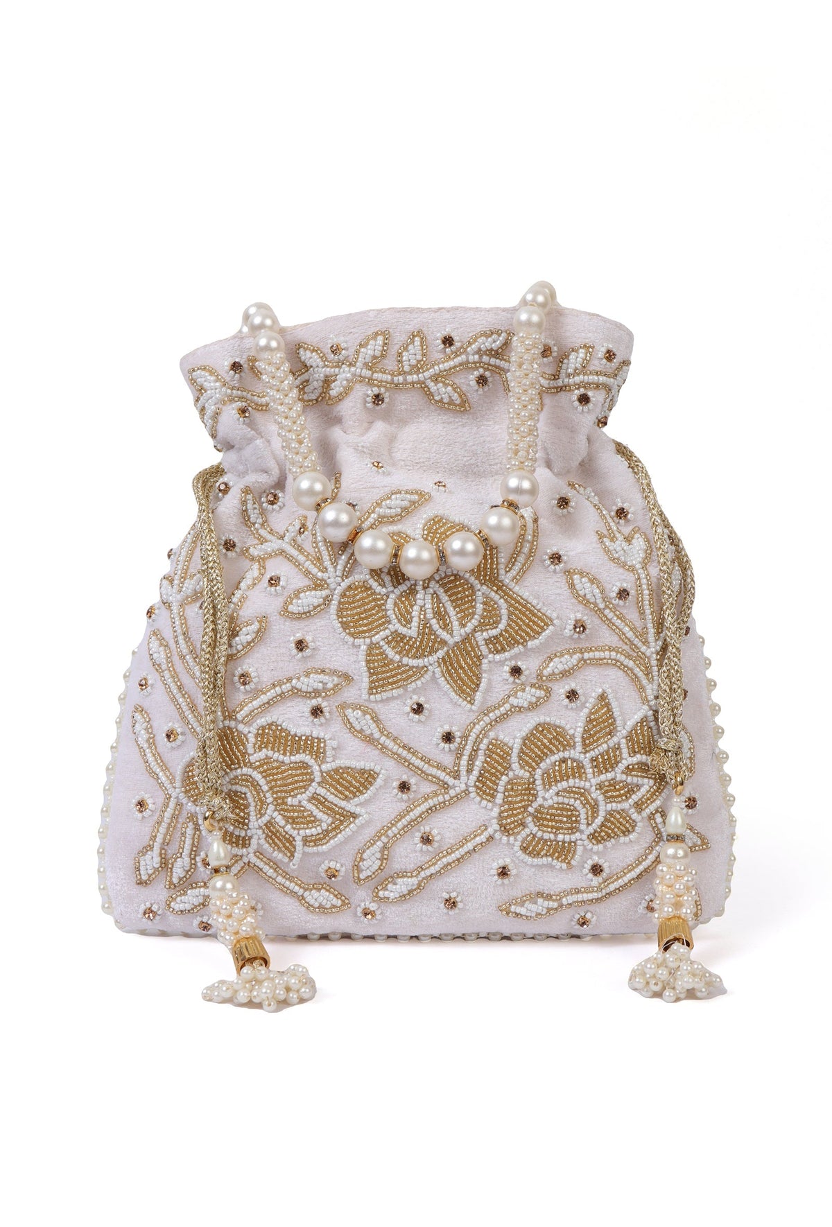 Off White Royal Moti Potli