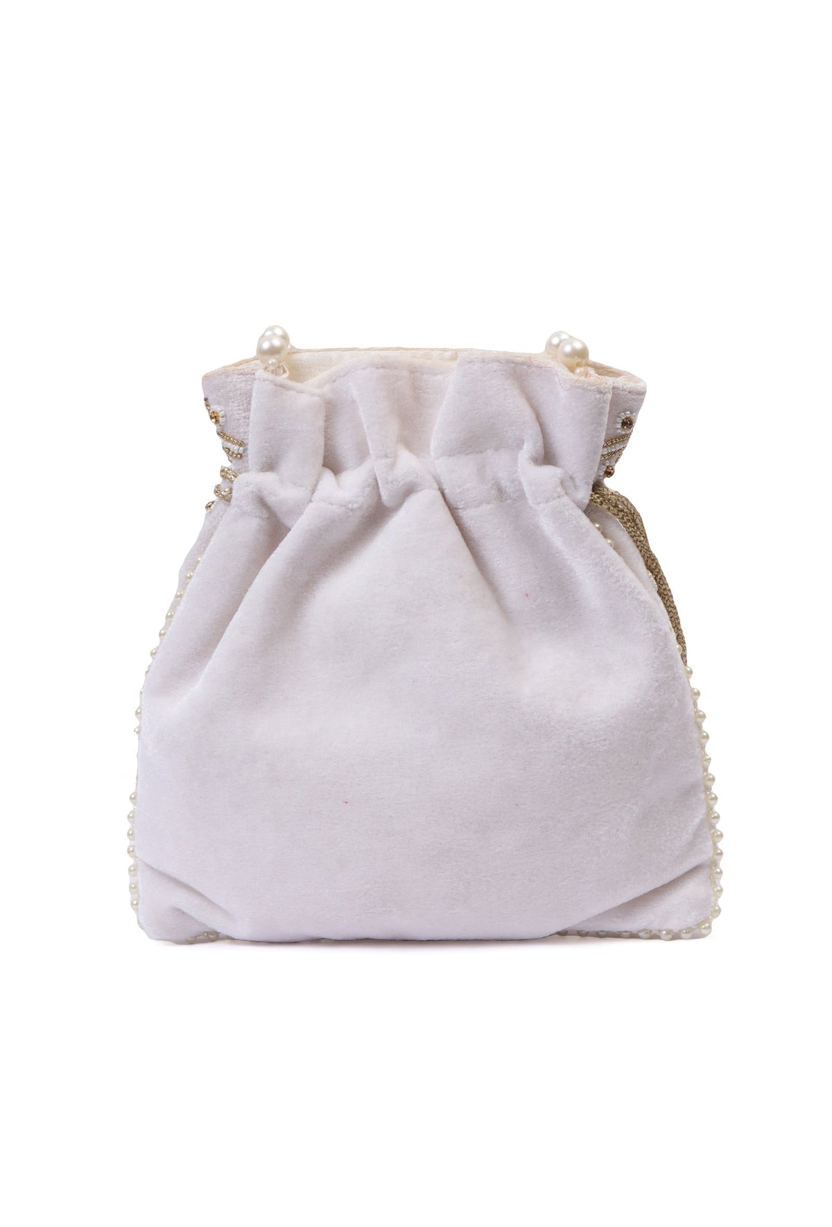 Off White Royal Moti Potli