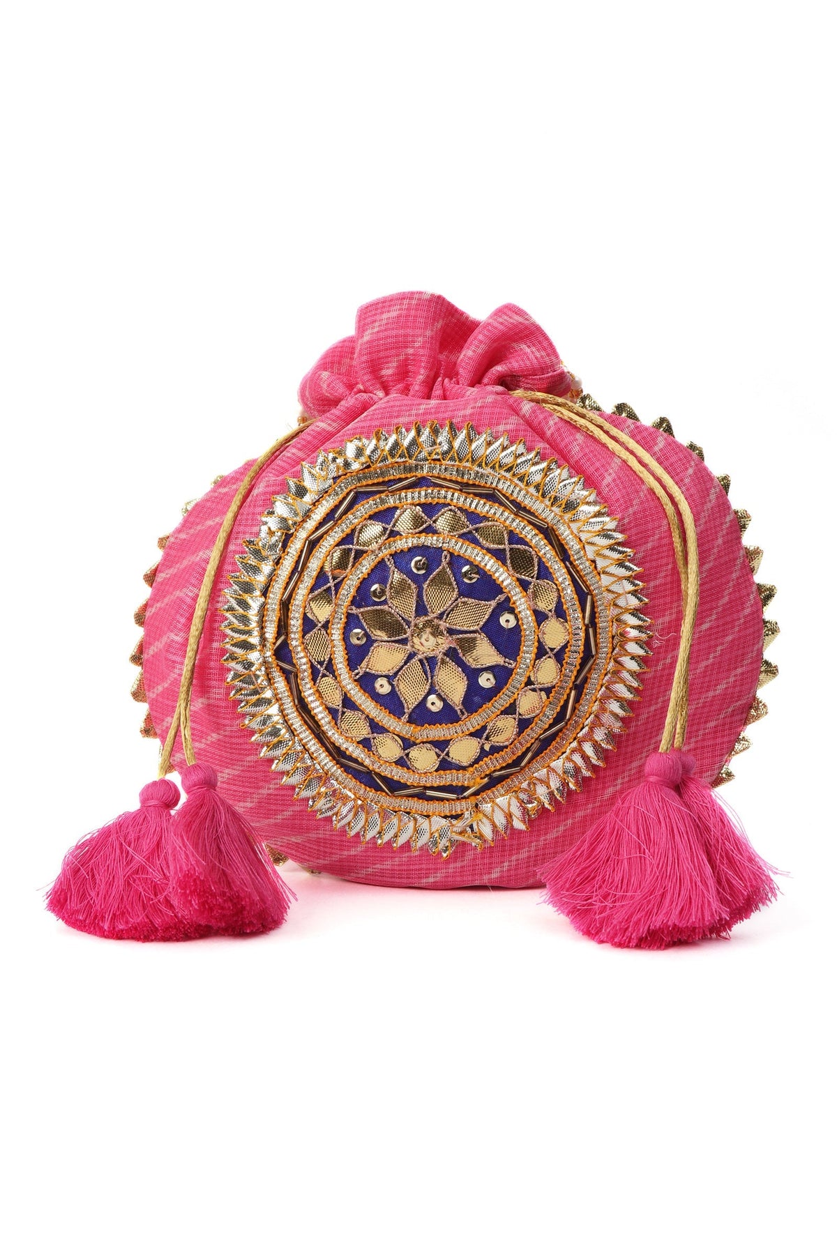 Soft Pink Gotapatti Potli