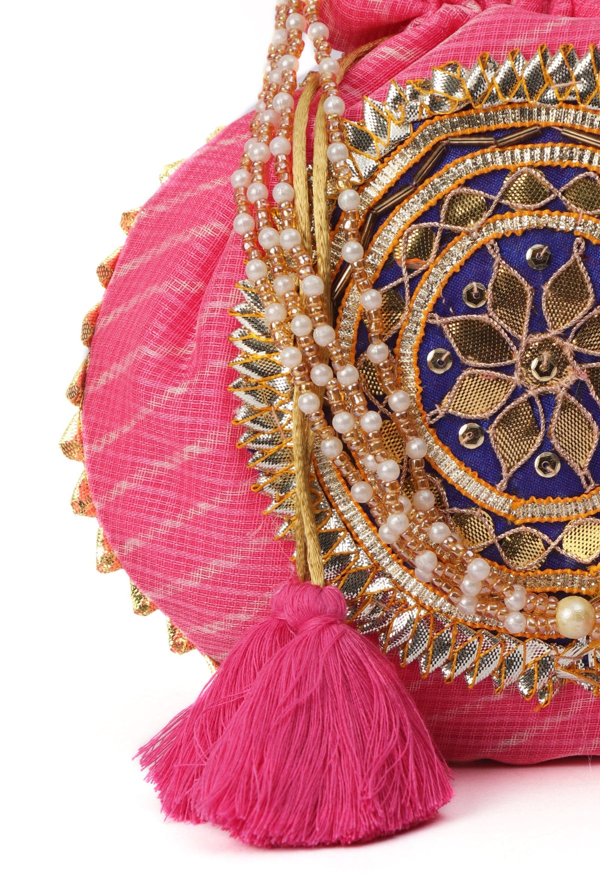 Soft Pink Gotapatti Potli