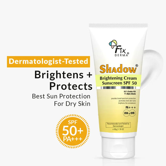 【Fixderma】 Shadow Brightening Sunscreen Cream SPF 50｜シャドウ ブライトニング サンスクリーン クリーム SPF50｜50g