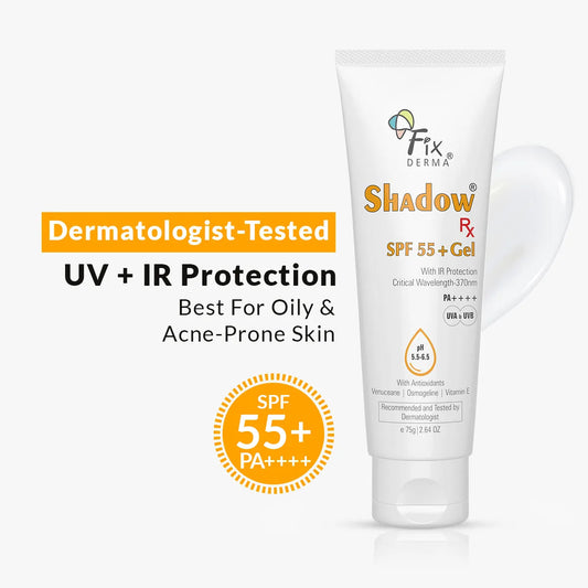 【Fixderma】 Shadow Rx SPF 55+ Gel｜シャドウRx SPF55+ ジェル｜75g