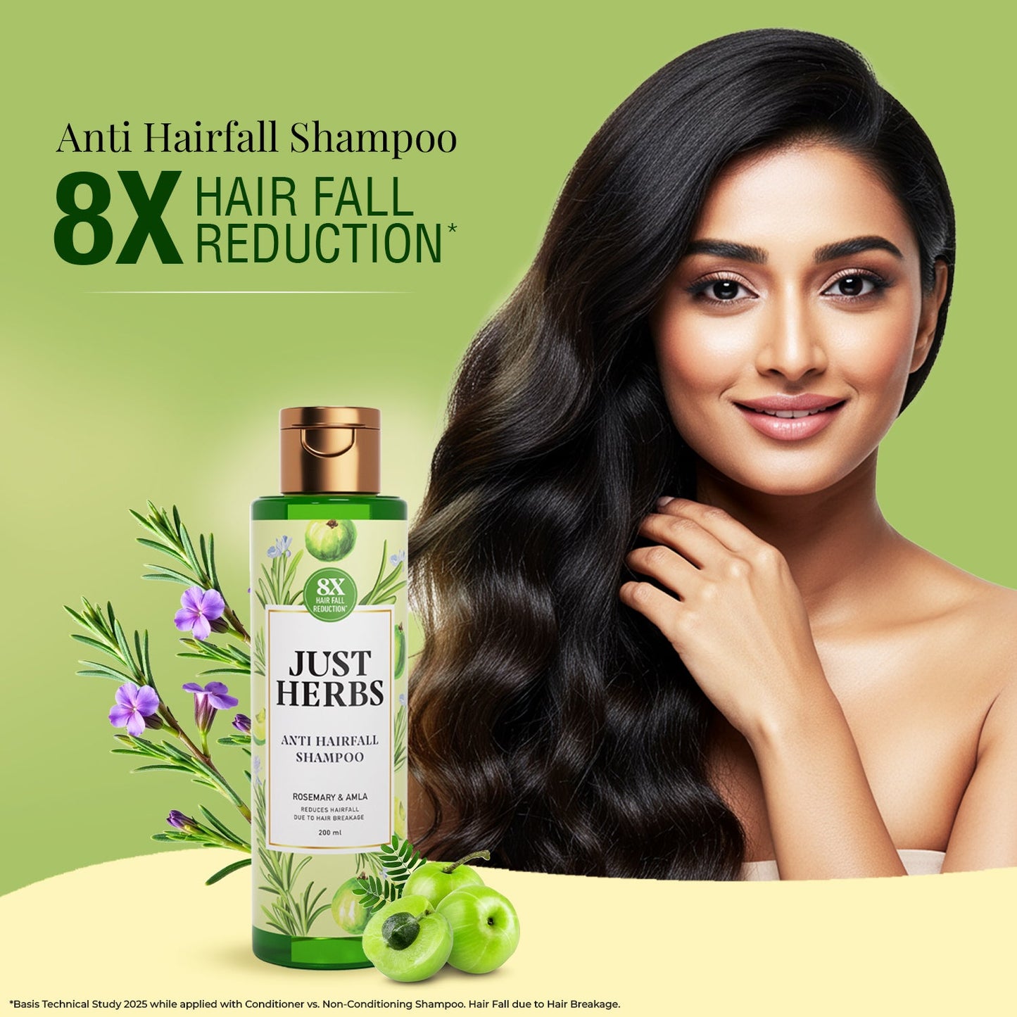 Anti Hairfall Shampoo | Rosemary, Amla & 12 Herbs 200ml