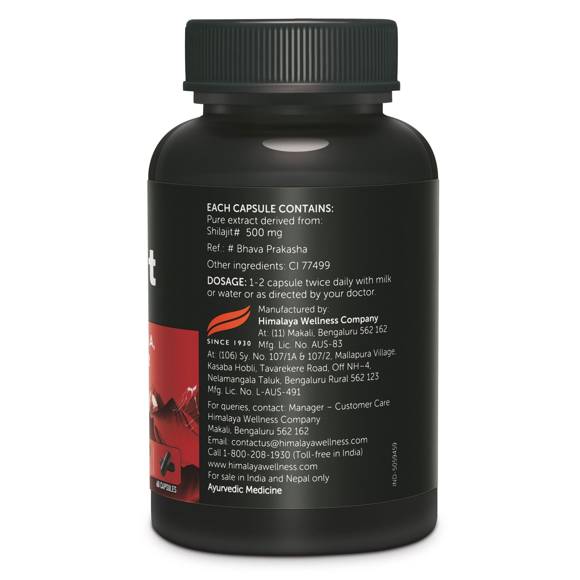 Shilajit Capsules 60's
