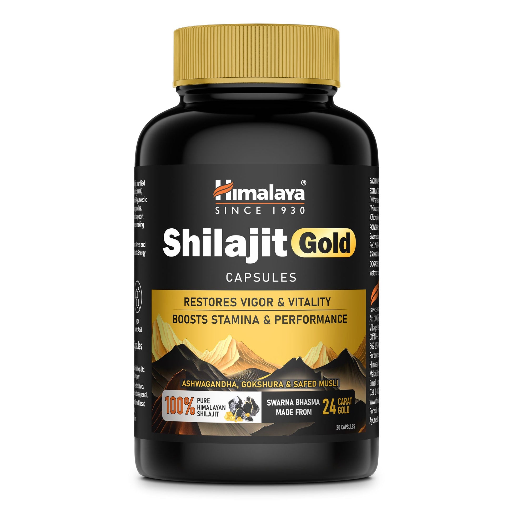 Himalaya Shilajit Gold Capsules 20s
