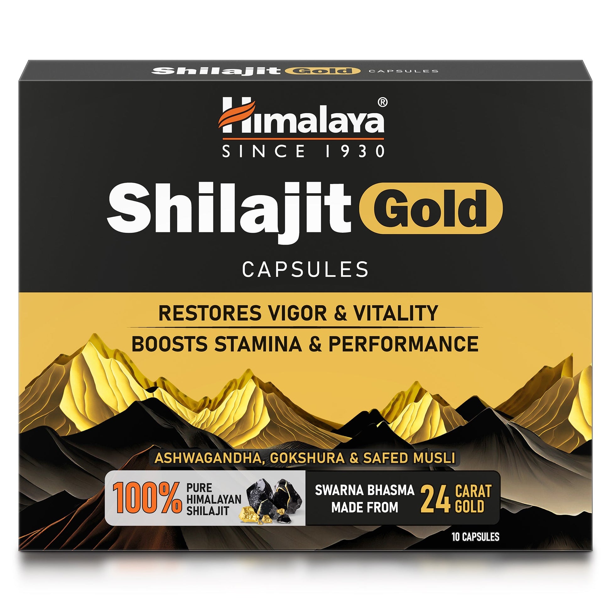 Himalaya Shilajit Gold Capsules 10s